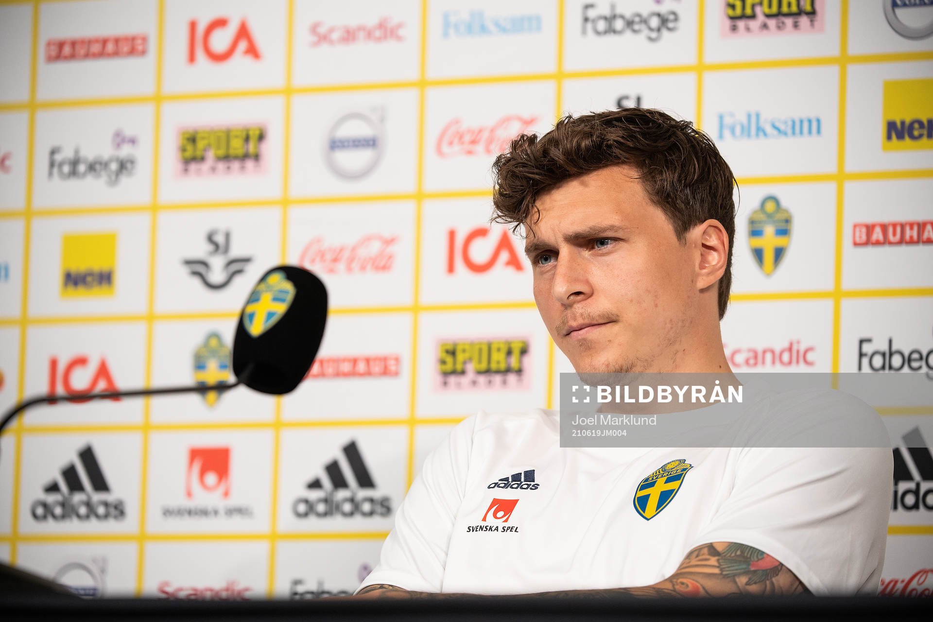 Victor Nilsson Lindelöf of the Swedish national football