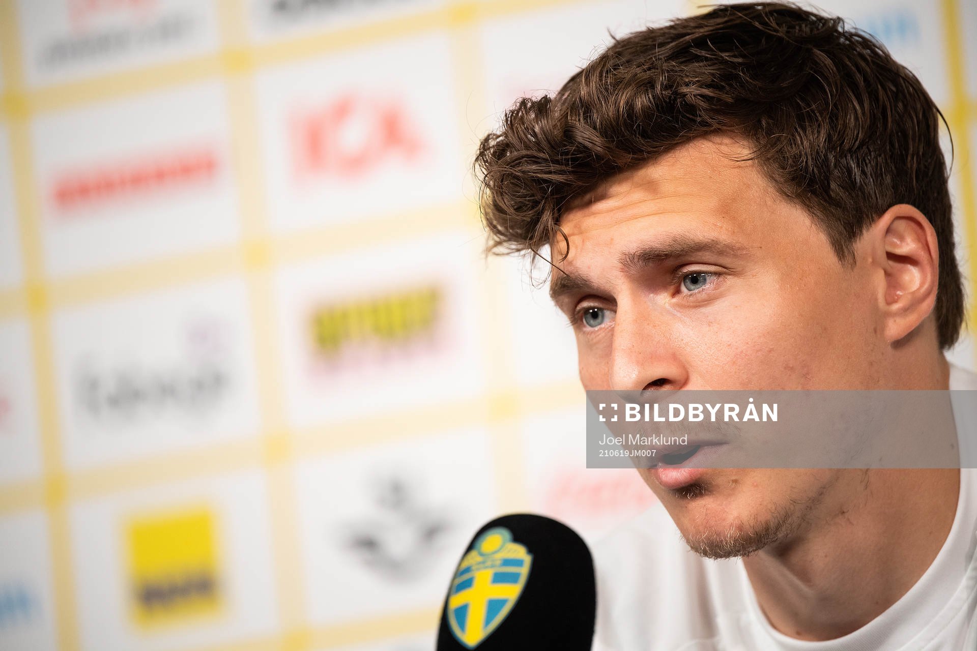 Victor Nilsson Lindelöf of the Swedish national football