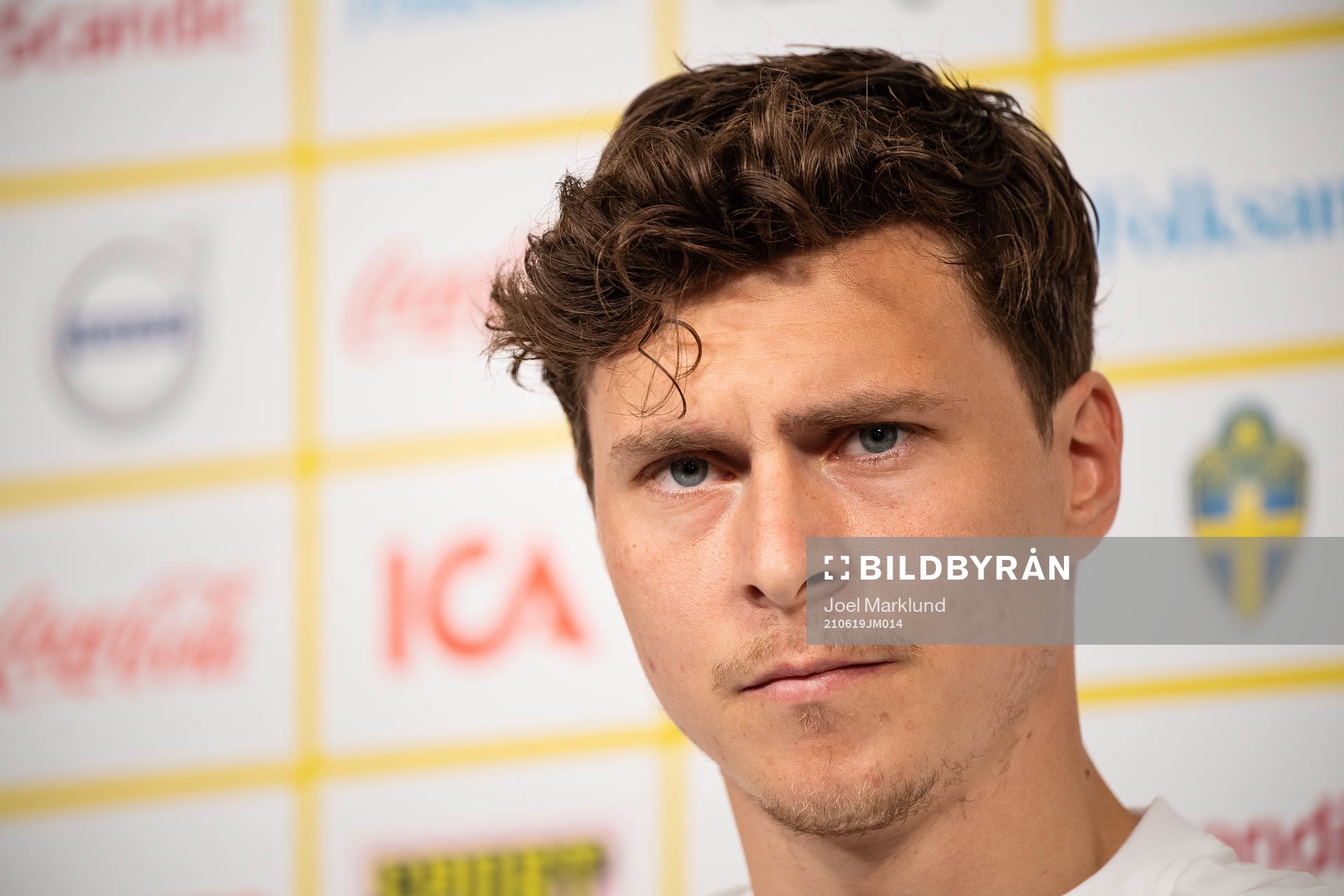 Victor Nilsson Lindelöf of the Swedish national football