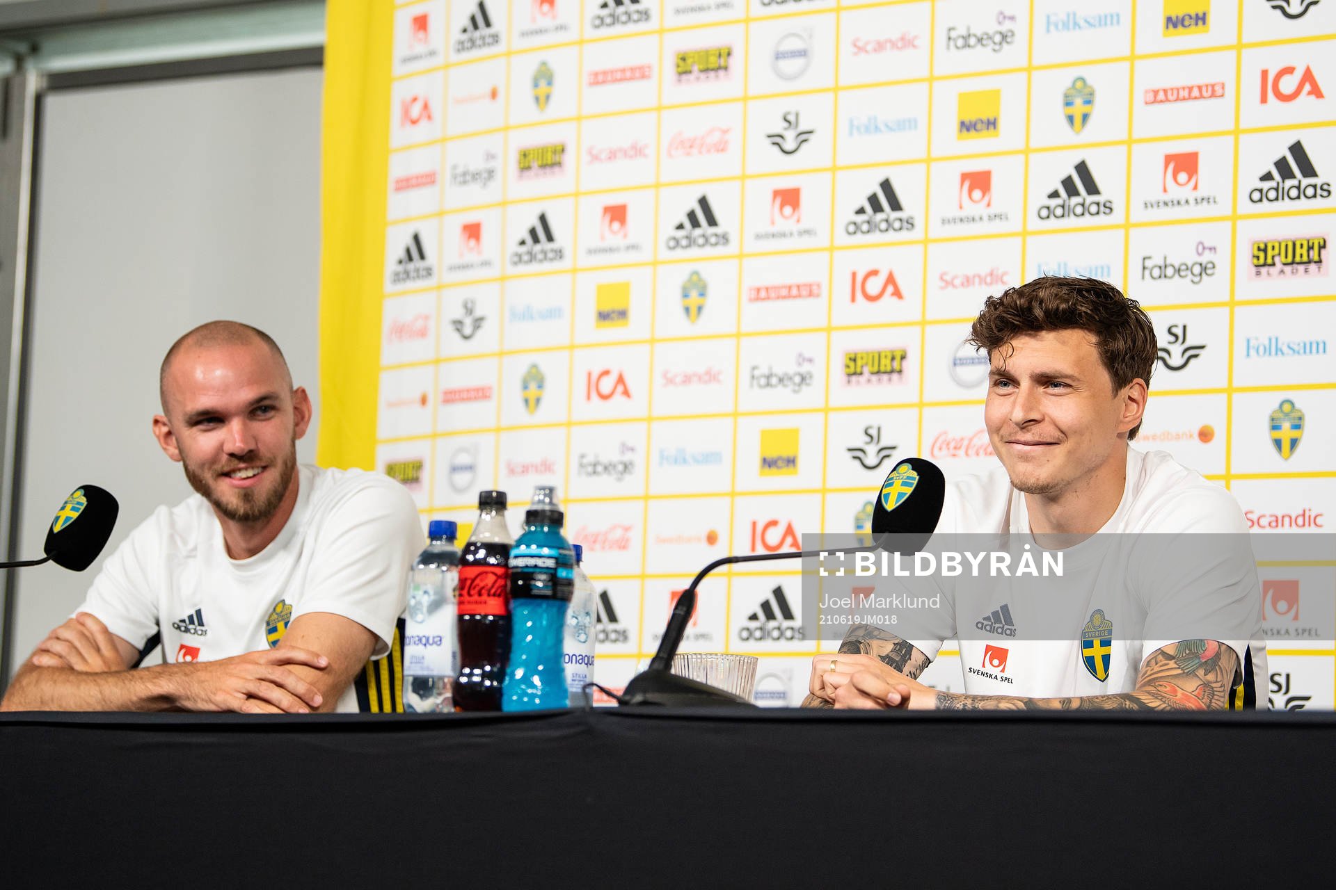 Marcus Danielson and Victor Nilsson Lindelöf of the