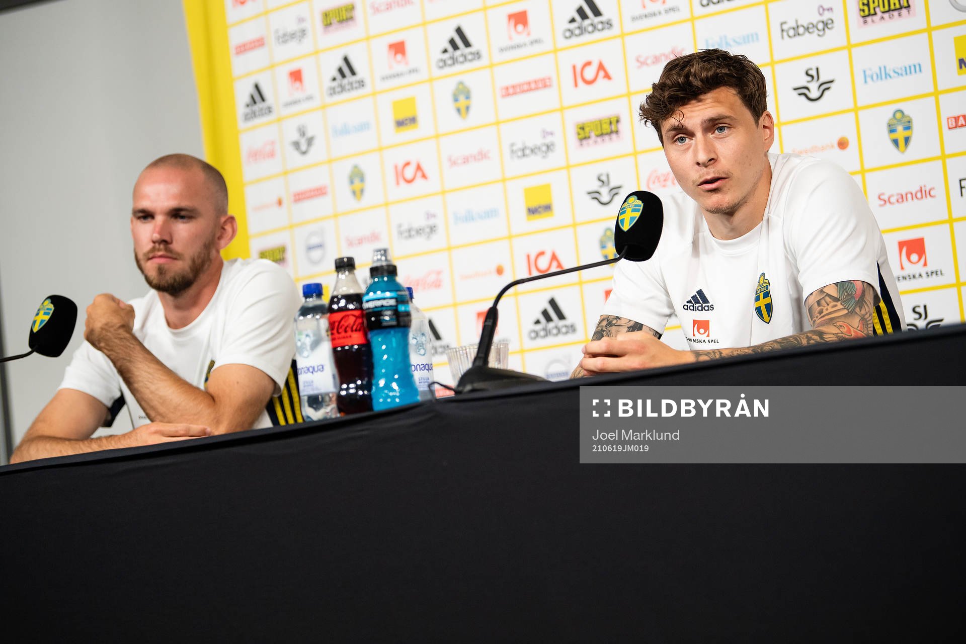 Marcus Danielson and Victor Nilsson Lindelöf of the