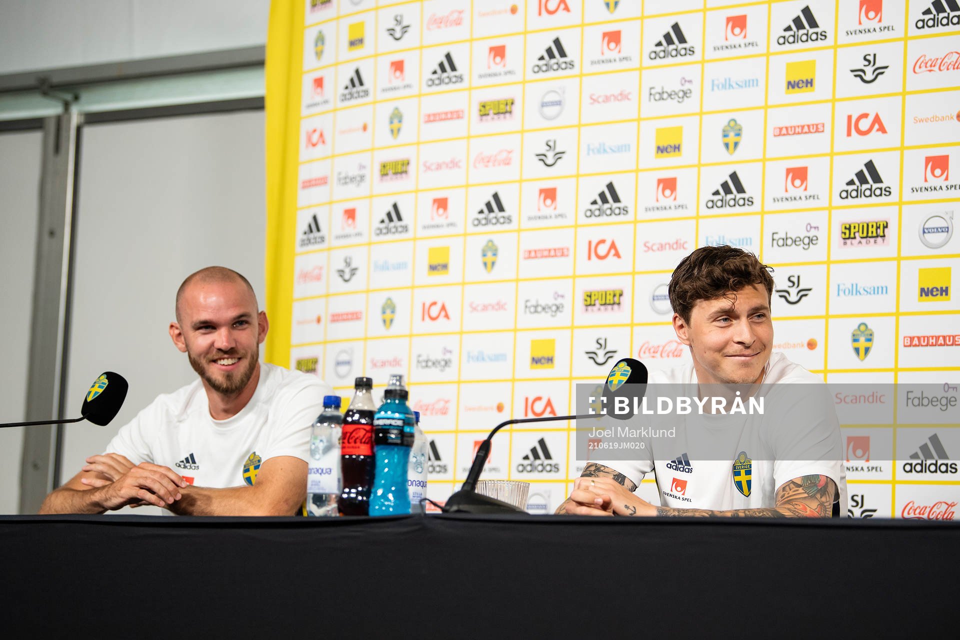 Marcus Danielson and Victor Nilsson Lindelöf of the