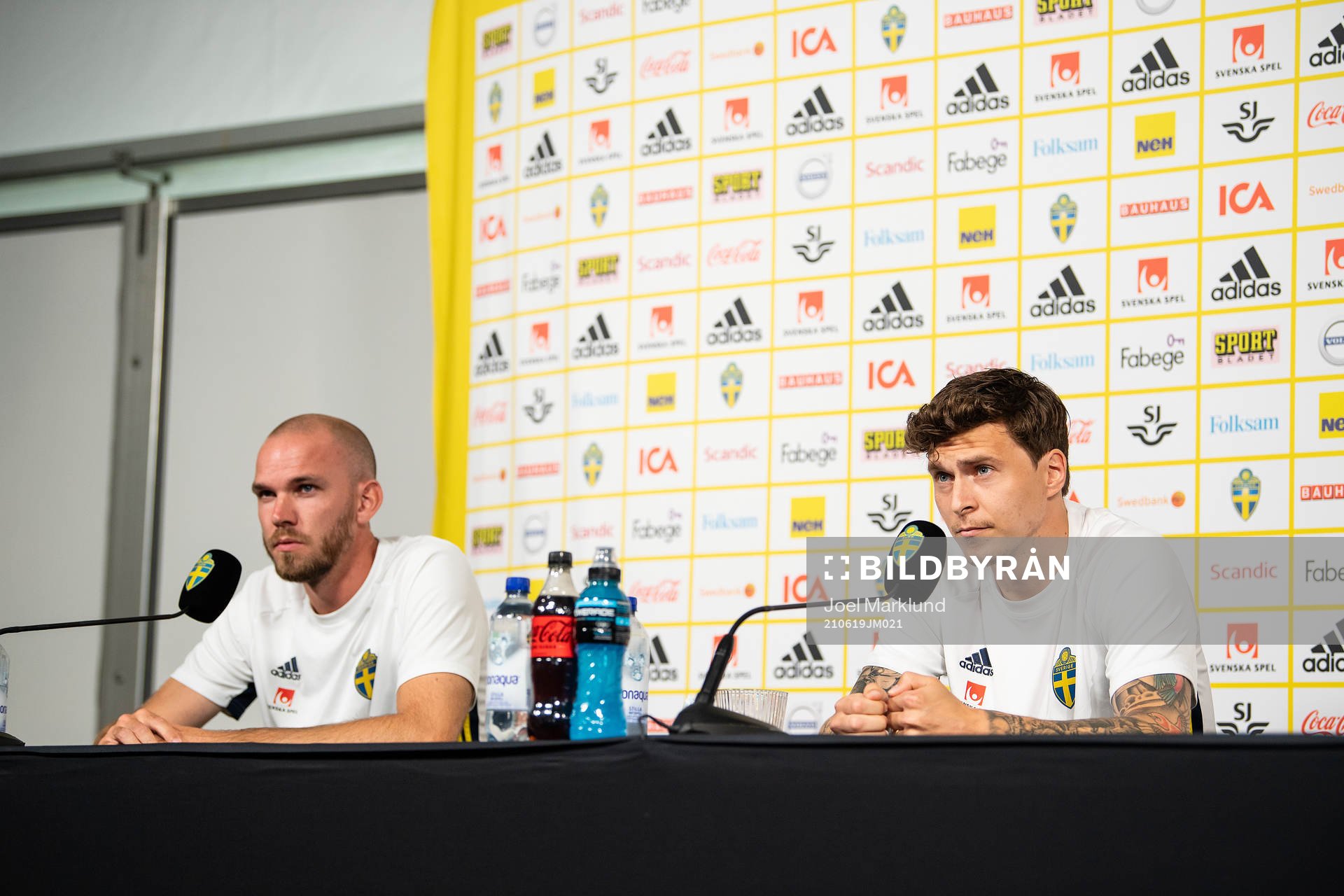Marcus Danielson and Victor Nilsson Lindelöf of the