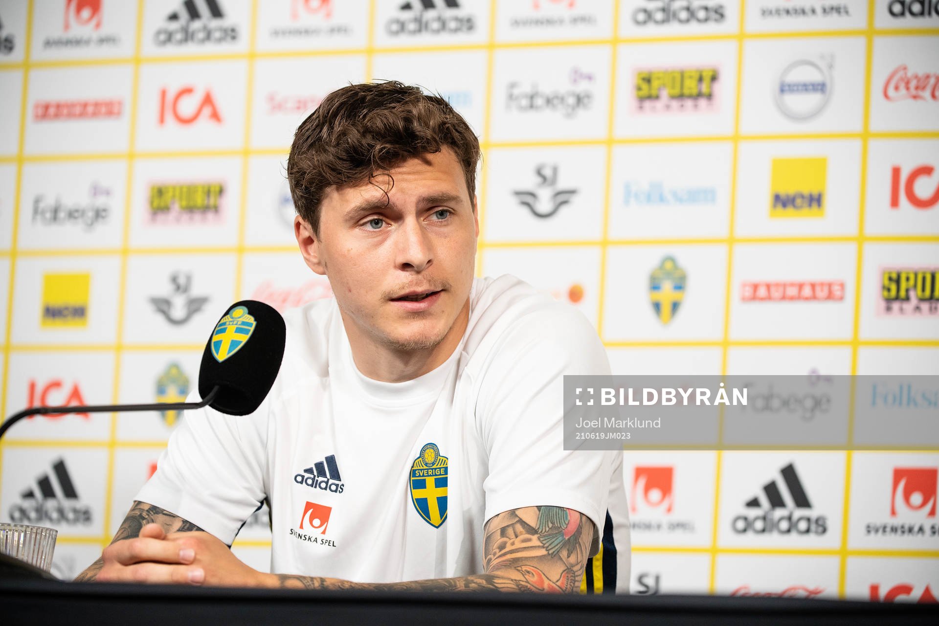 Victor Nilsson Lindelöf of the Swedish national football