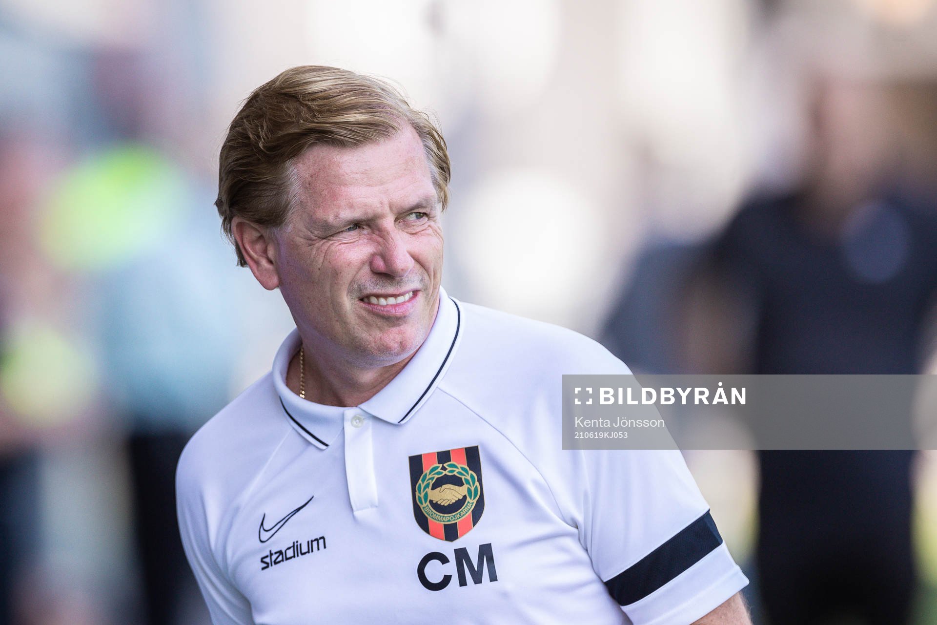 Brommapojkarnas tränare Christer Mattiasson