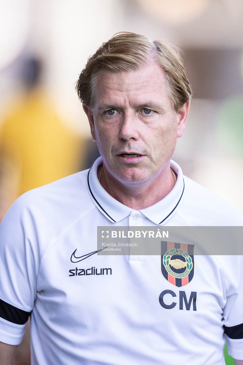 Brommapojkarnas tränare Christer Mattiasson