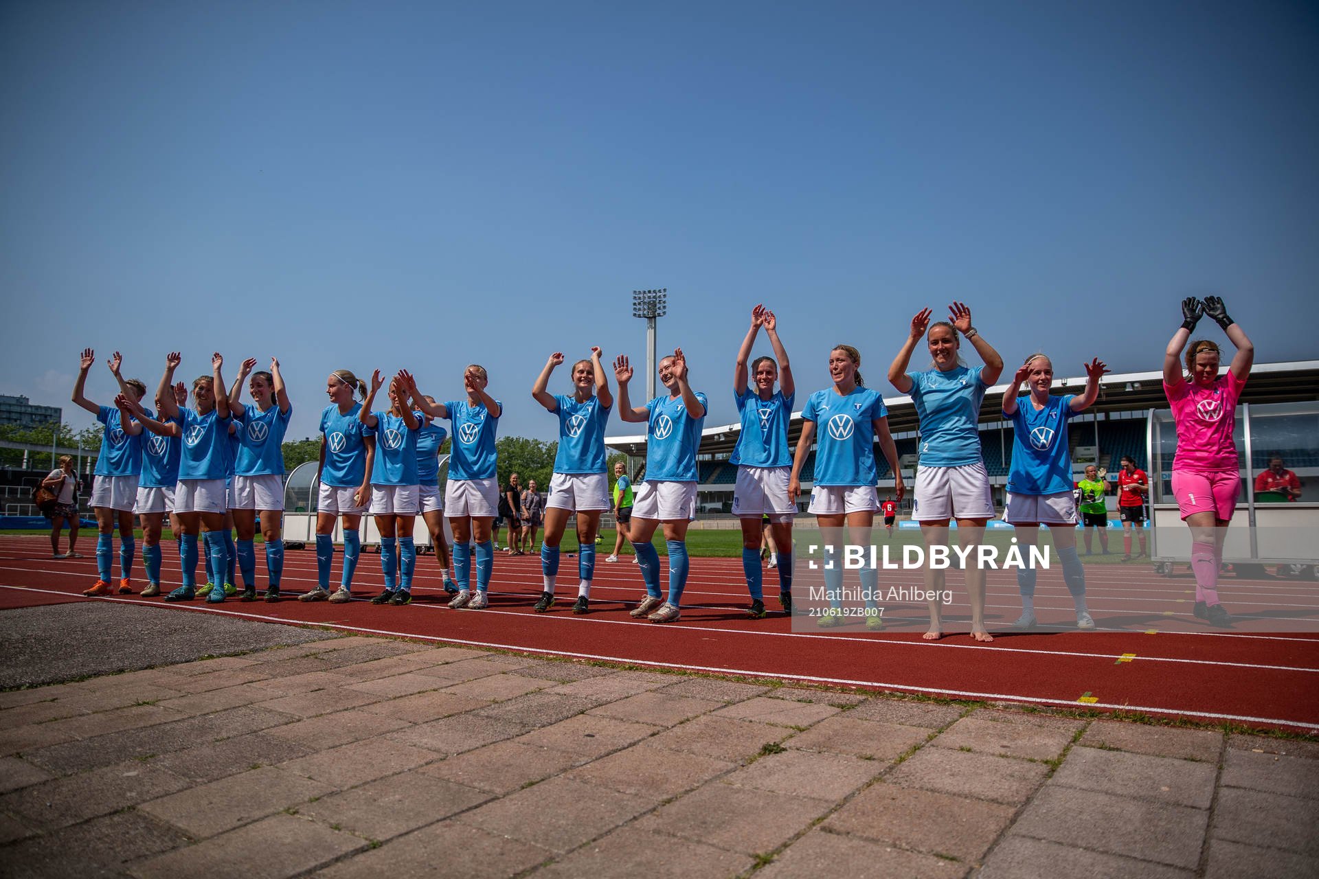 Malmö FFs spelare jublar