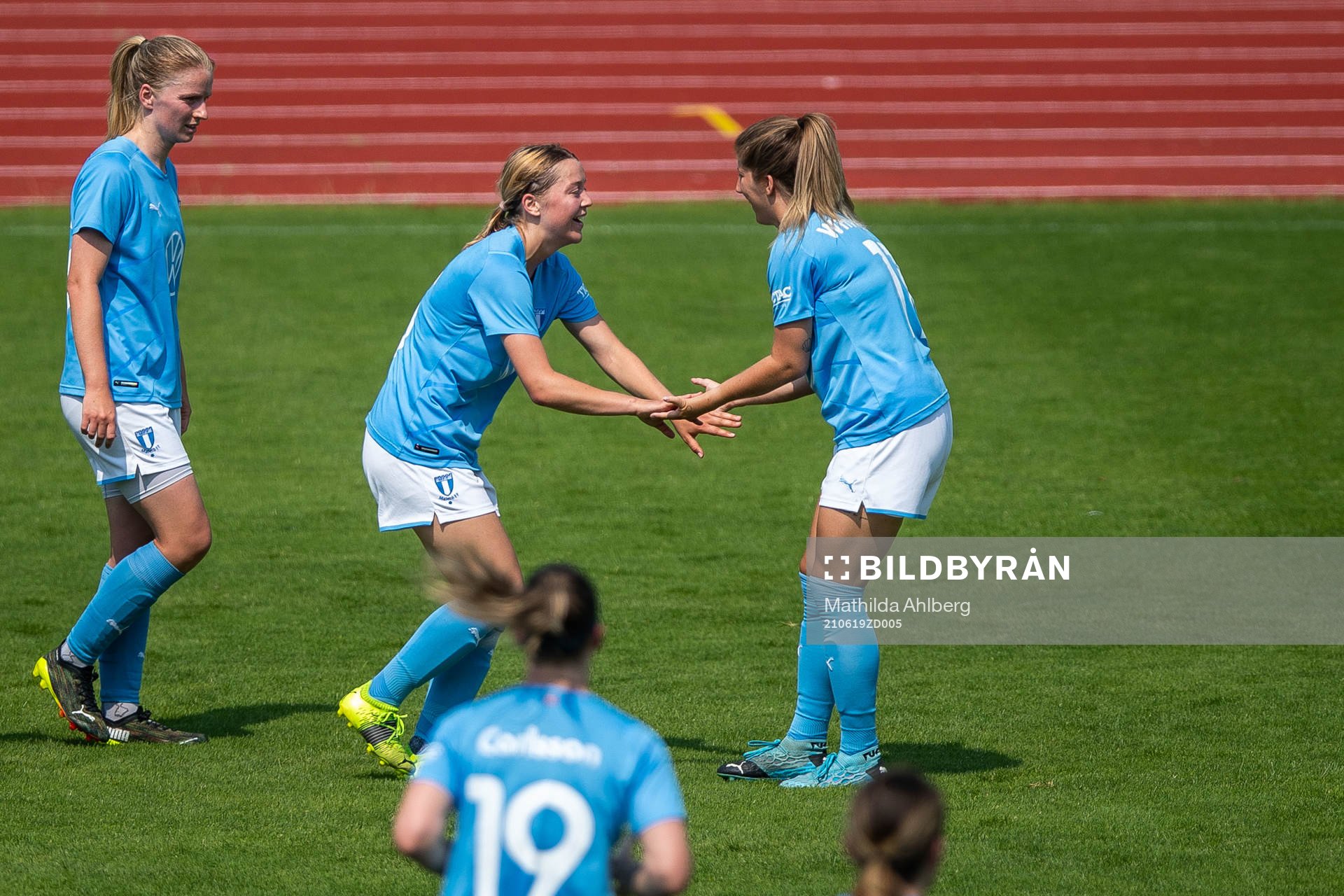 Malmö FFs Elvira Ramel jublar