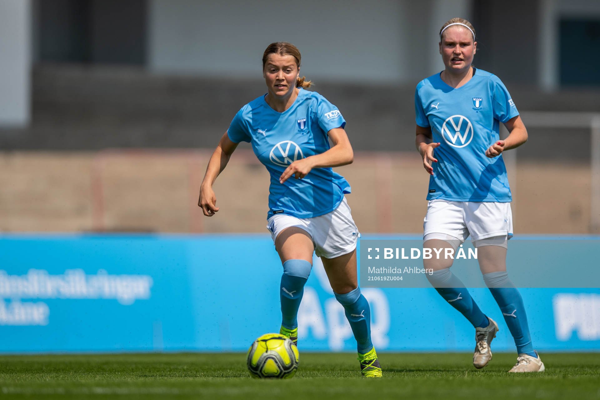 Malmö FFs Elvira Ramel och Rebecka Holm