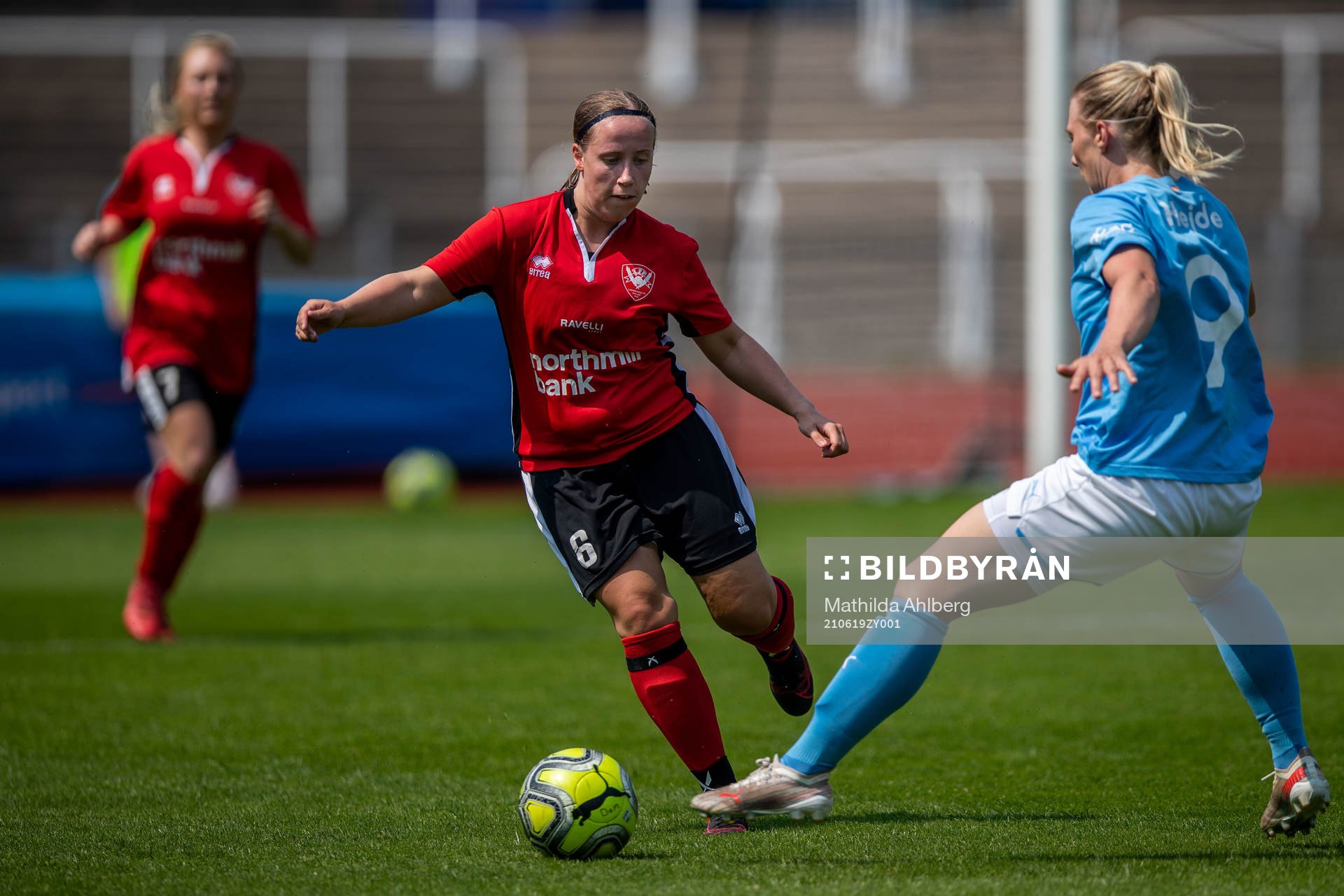 Lindeborgs Matilda Nilsson och Malmö FFs Madeleine Hejde