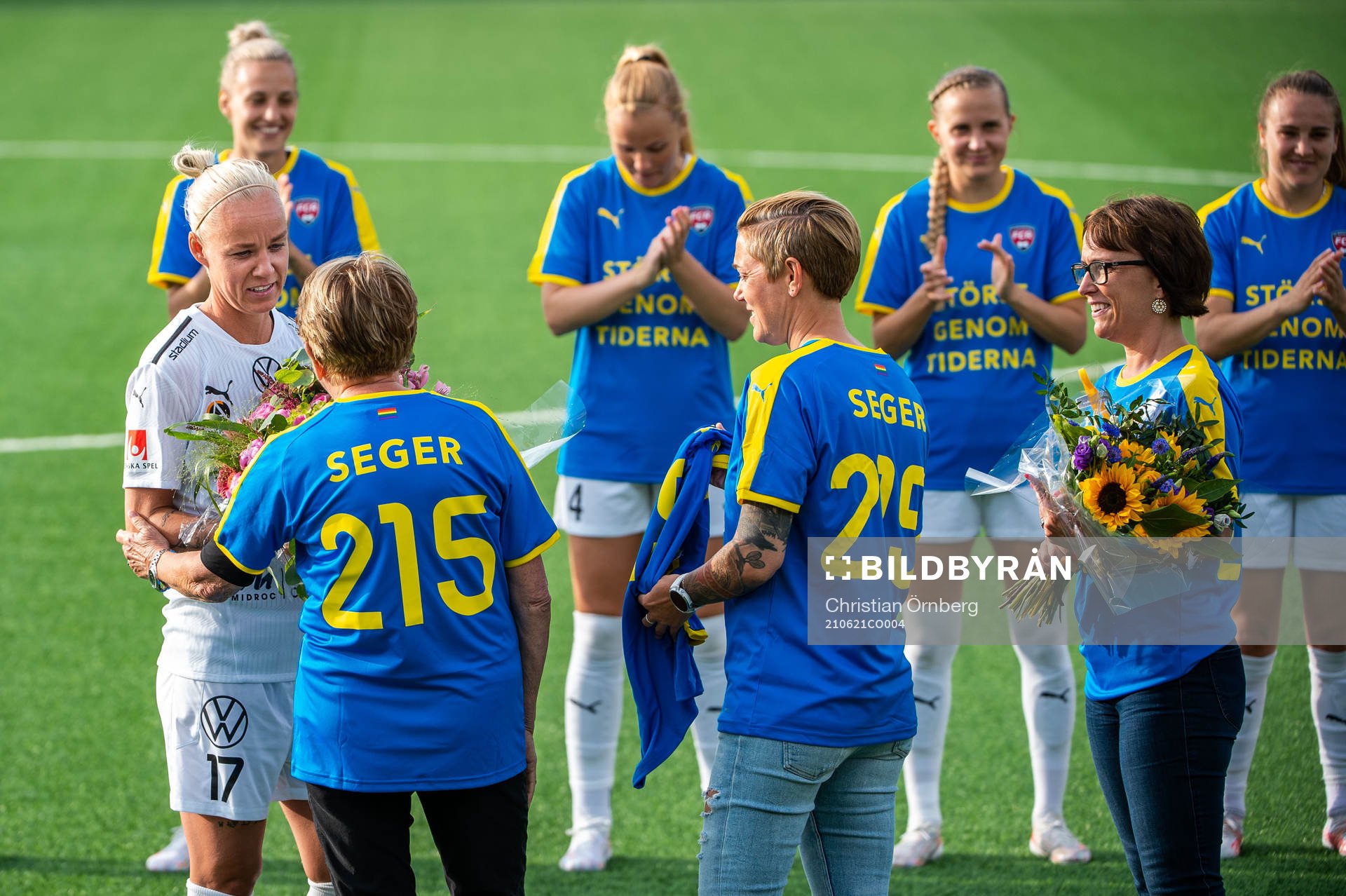 Rosengårds Caroline Seger hyllas för rekordet i matcher i