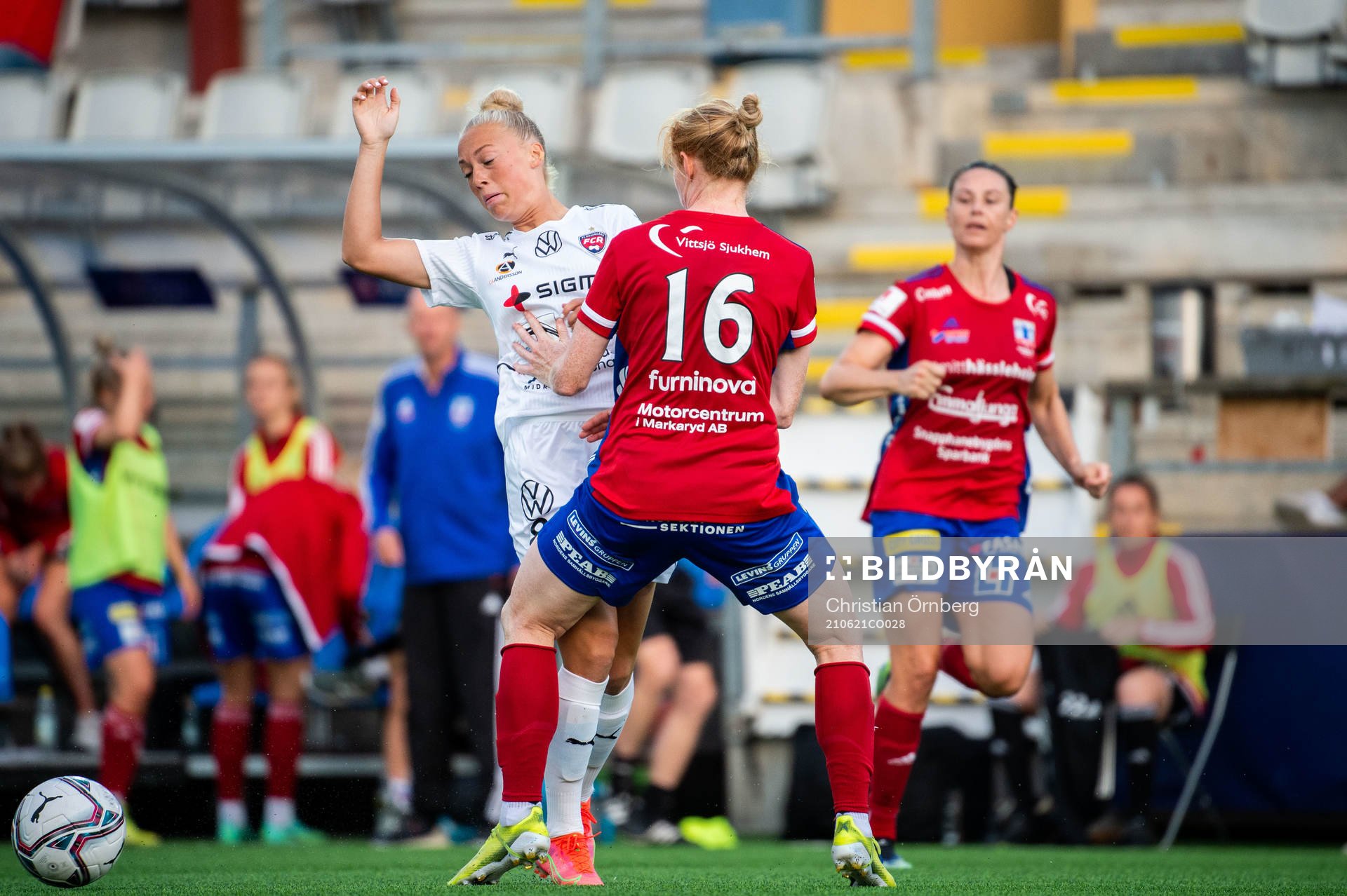 Rosengårds Hanna Bennison och Vittsjös Clare Polkinghorn