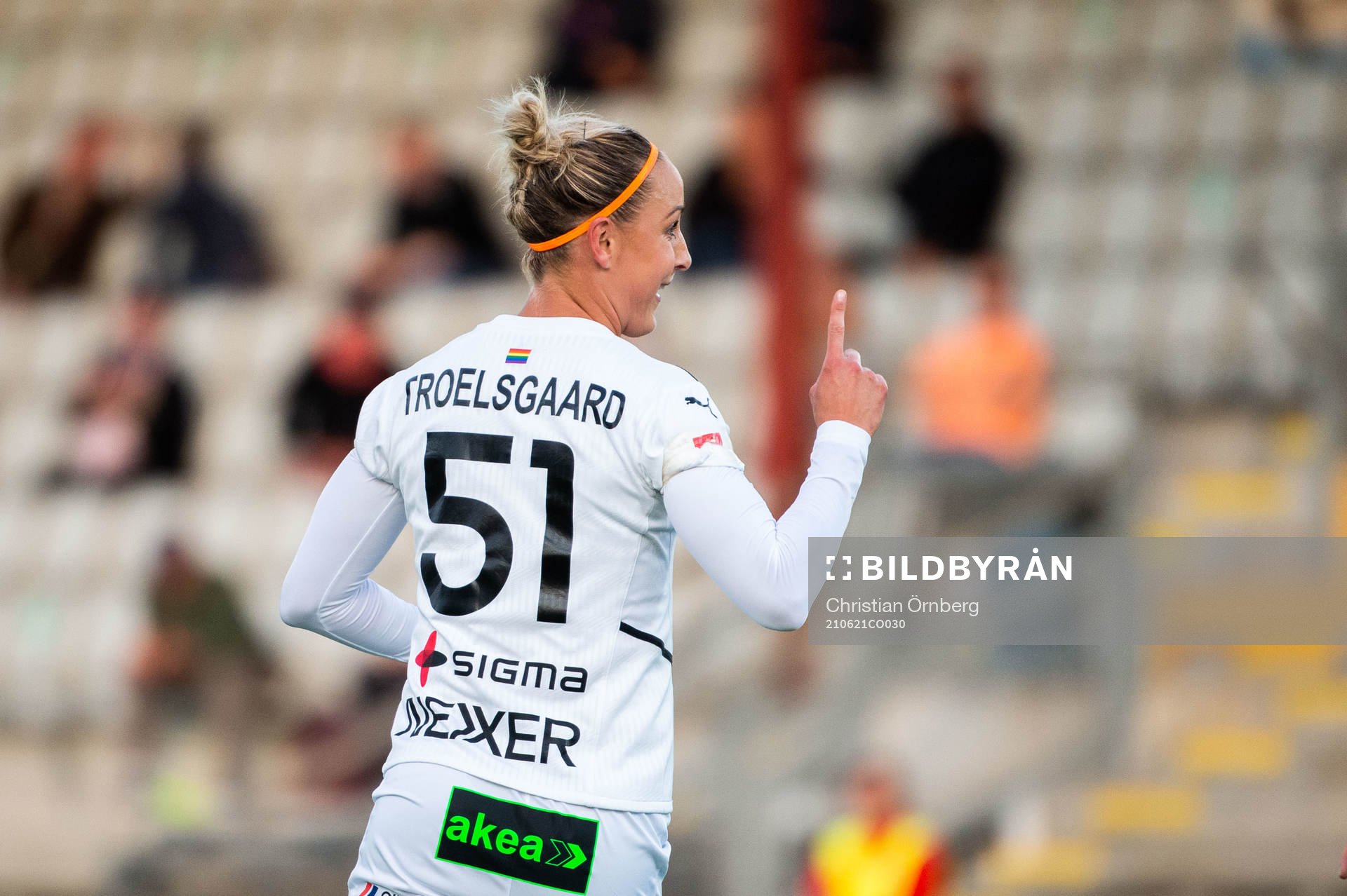 Rosengårds Sanne Troelsgaard jublar
