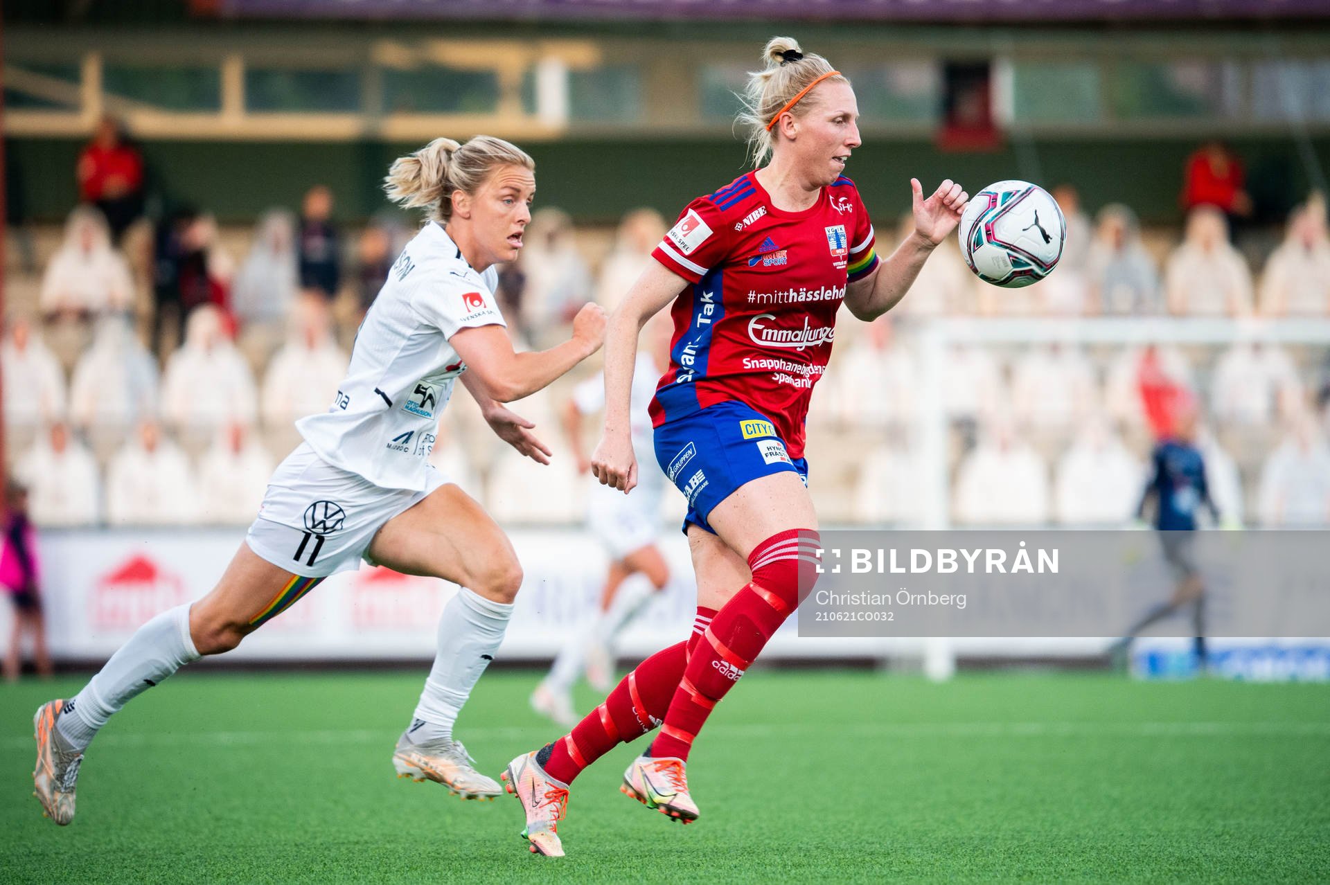 Rosengårds Mimmi Larsson och Vittsjös Sandra Adolfsson