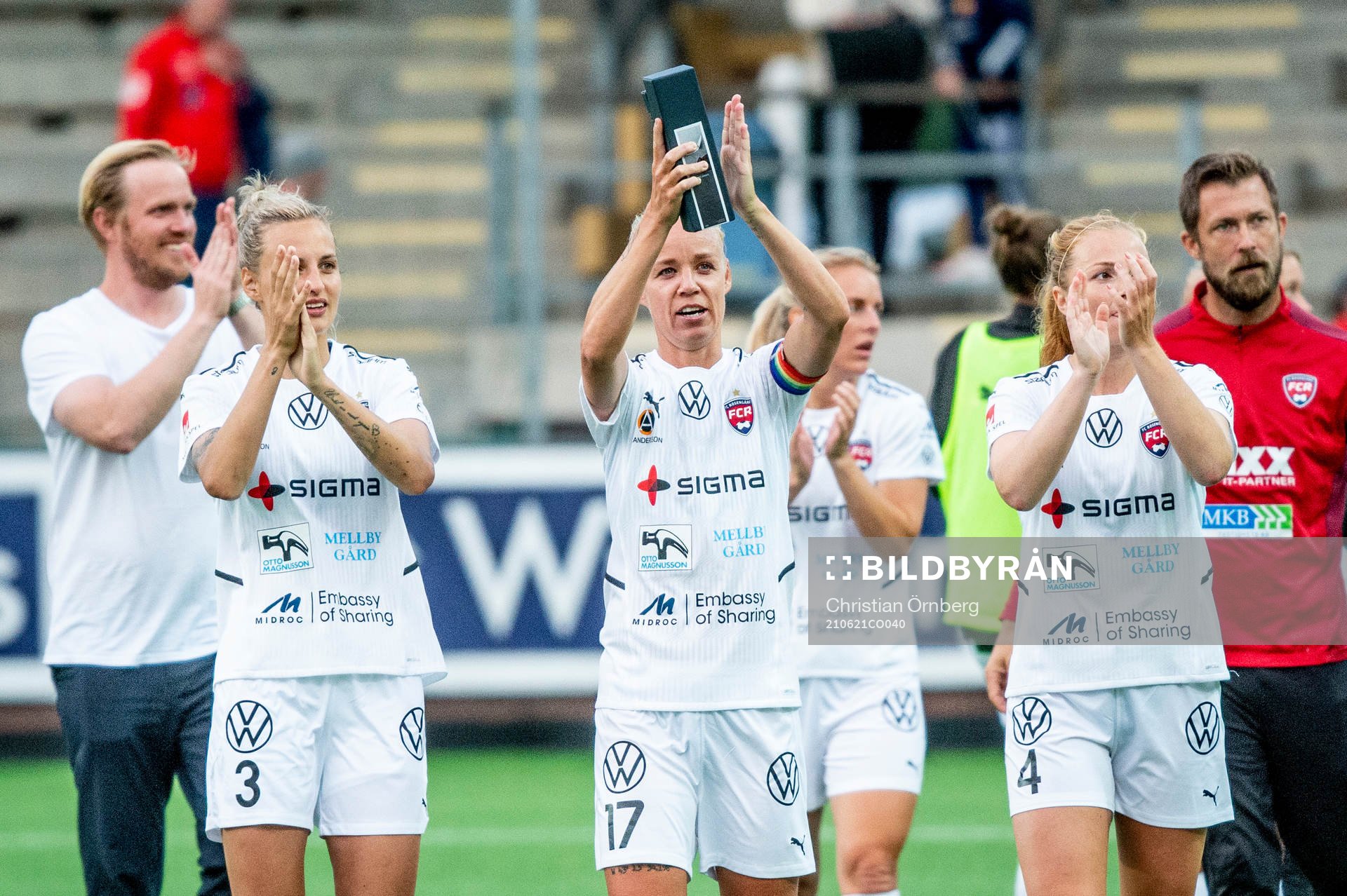 Rosengårds Nathalie Björn, Caroline Seger och Glódís