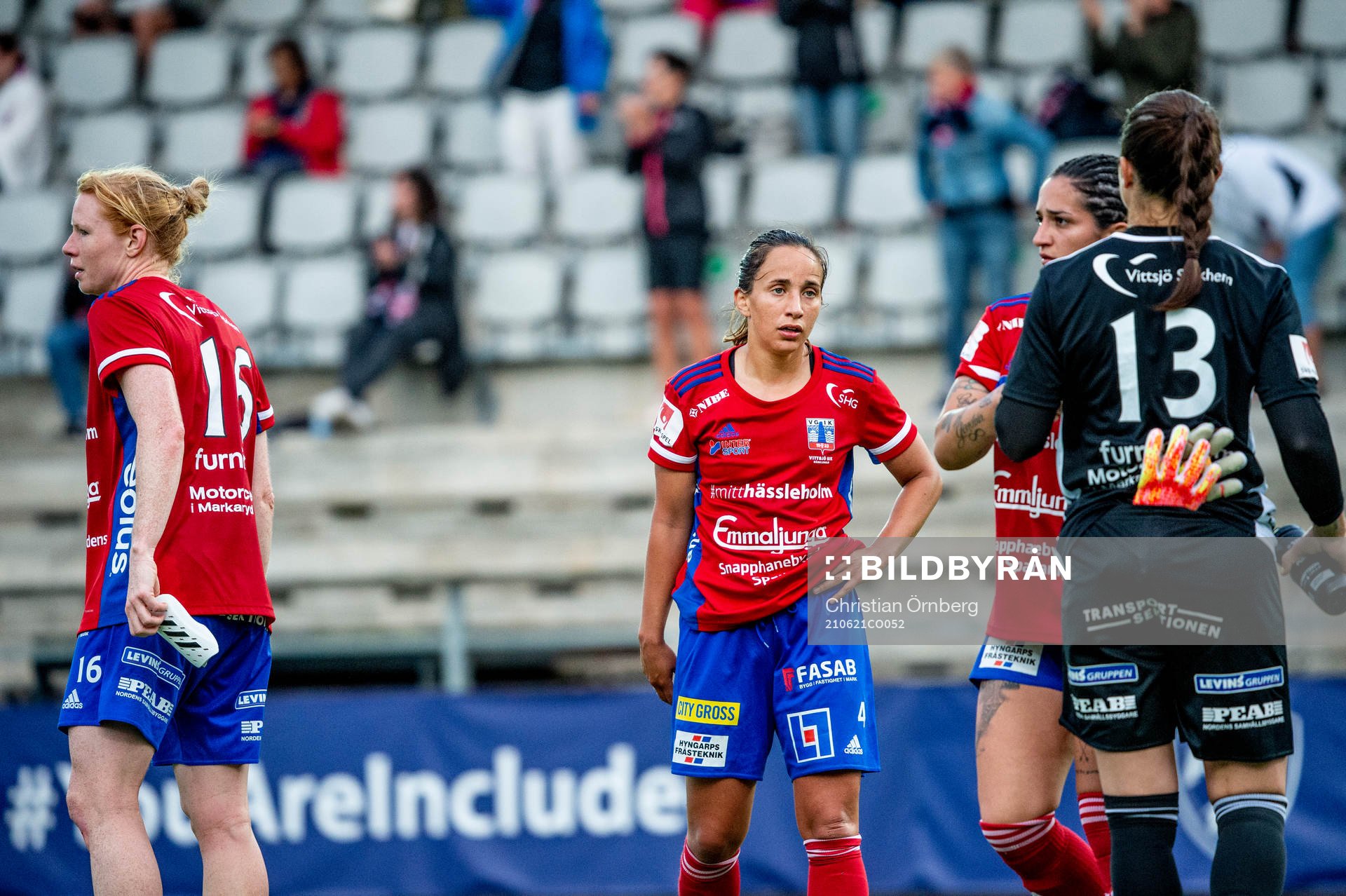 Vittsjös Briana Campos deppar med lagkamraterna