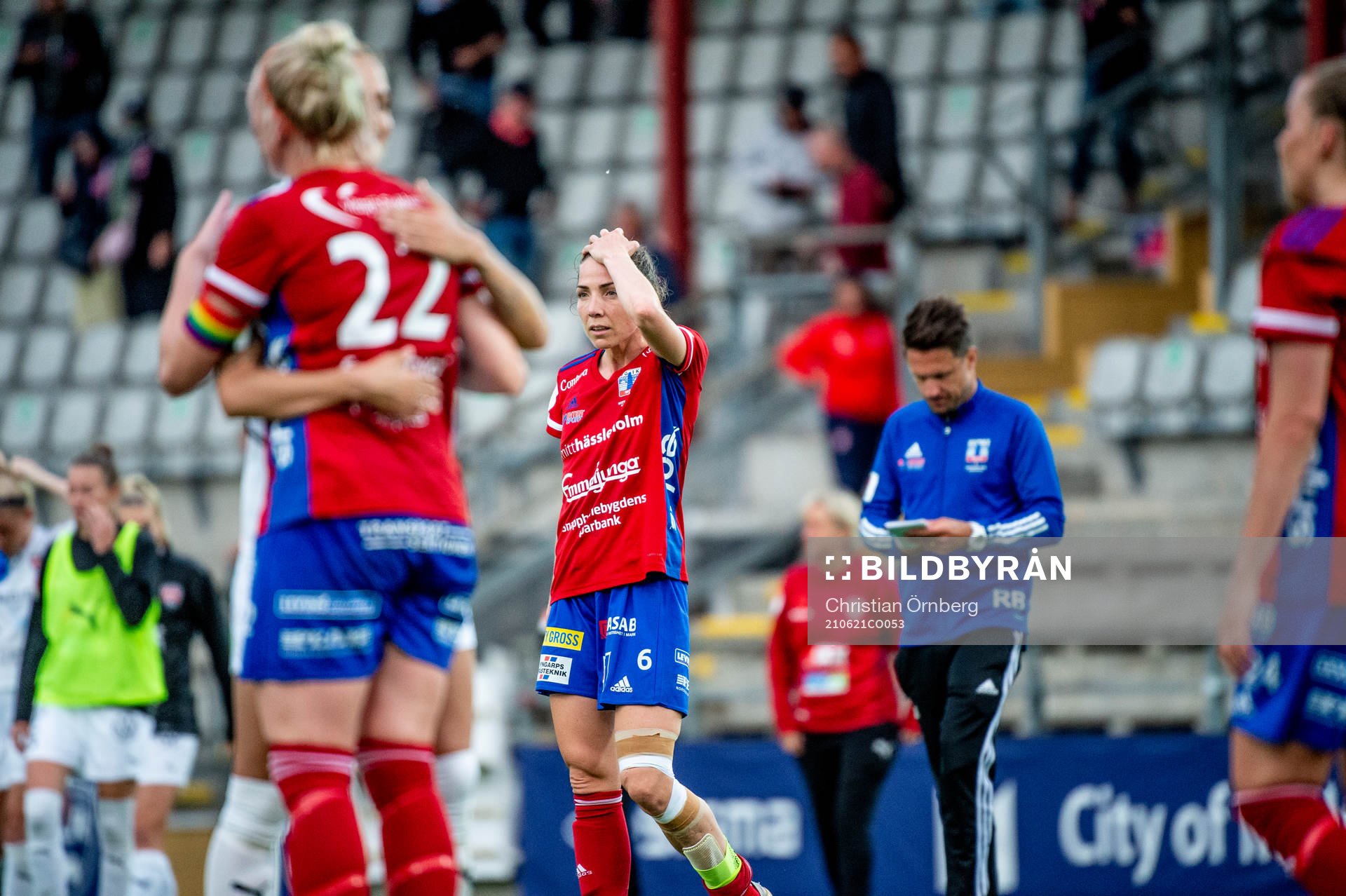 Vittsjös Clara Markstedt deppar med lagkamraterna