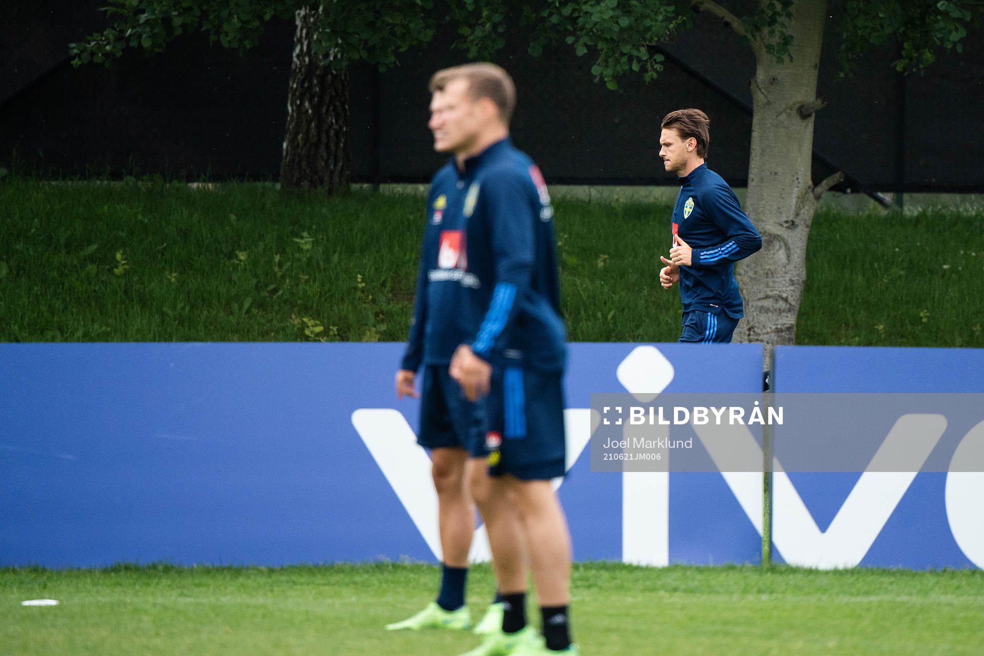 Albin Ekdal of the Swedish national football team at a