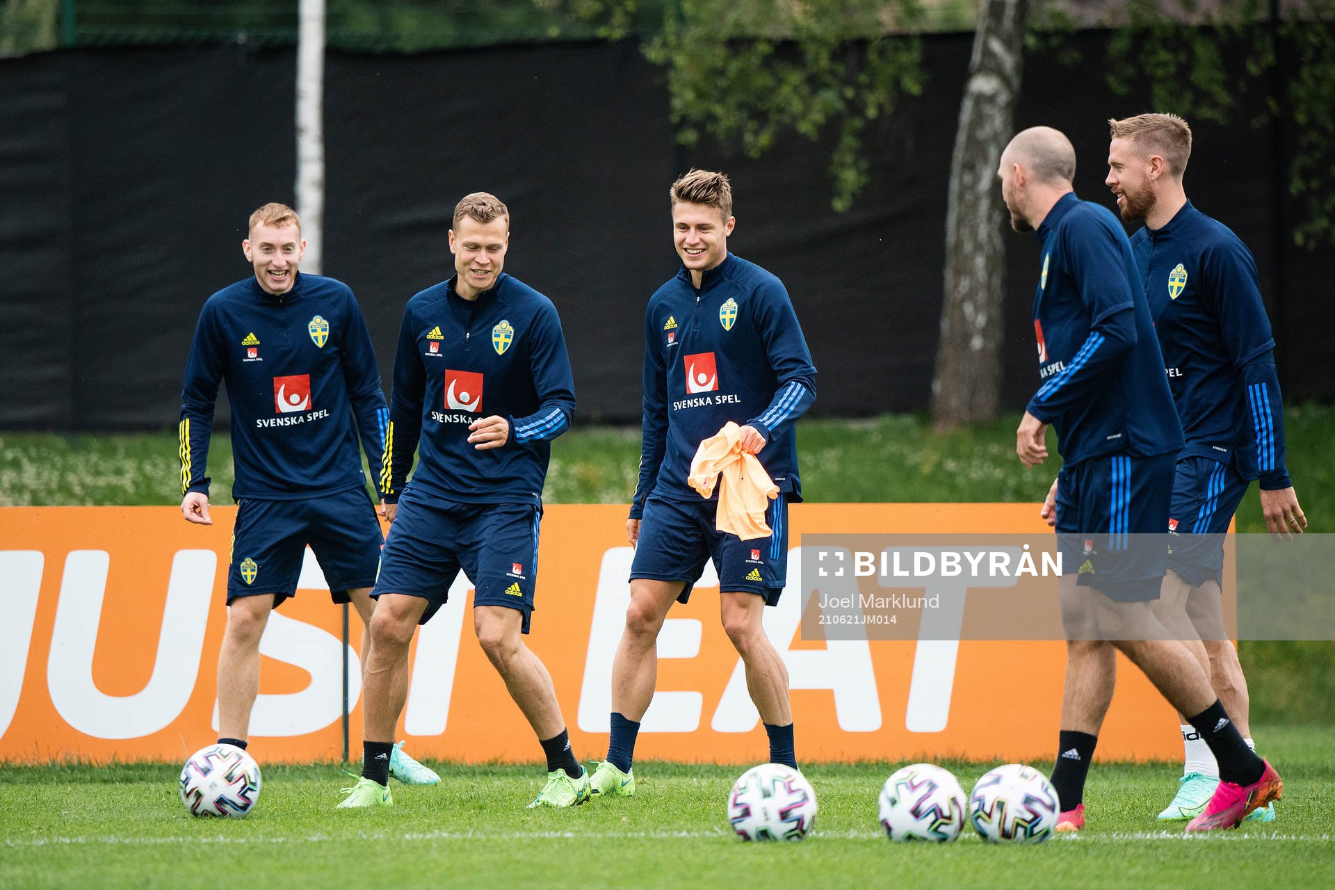Dejan Kulusevski, Viktor Claesson, Mattias Svanberg and