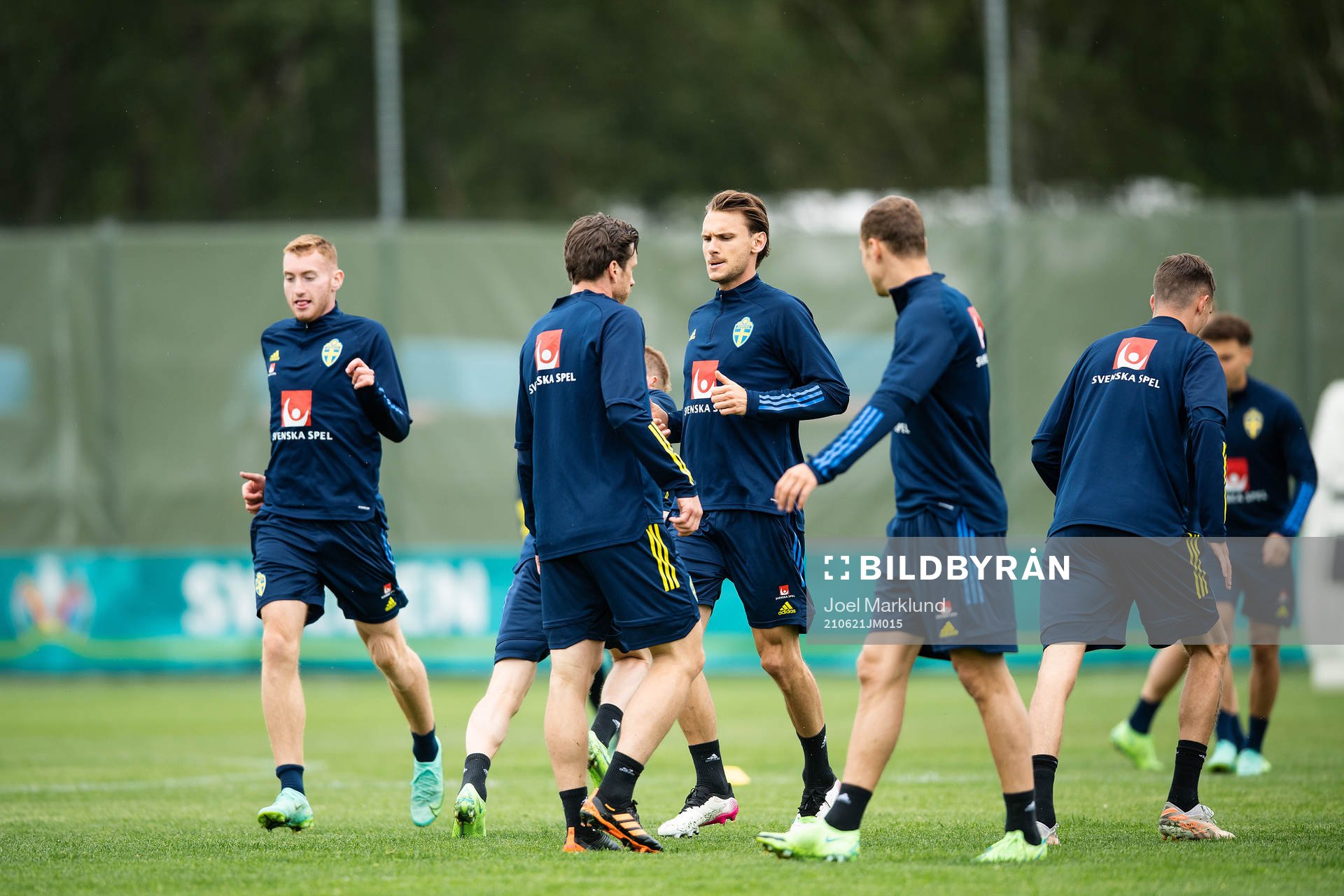 Albin Ekdal of the Swedish national football team at a