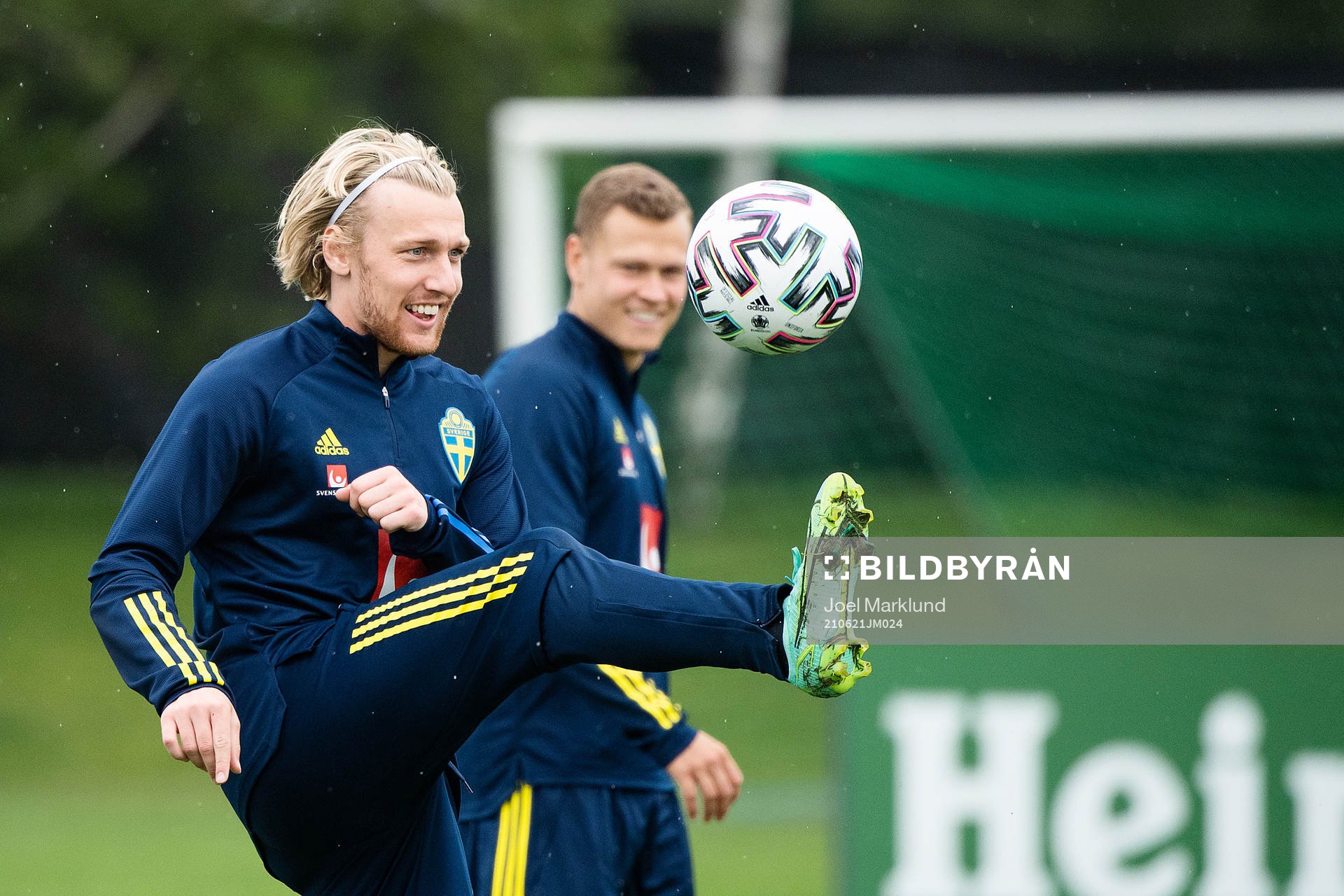 Emil Forsberg of the Swedish national football team at a