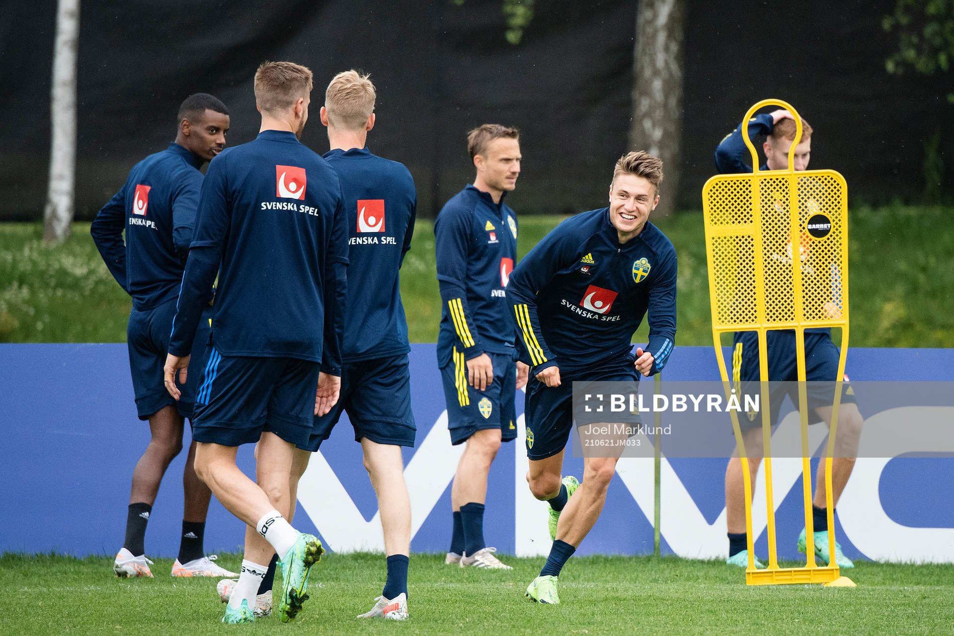 Mattias Svanberg of the Swedish national football team at a