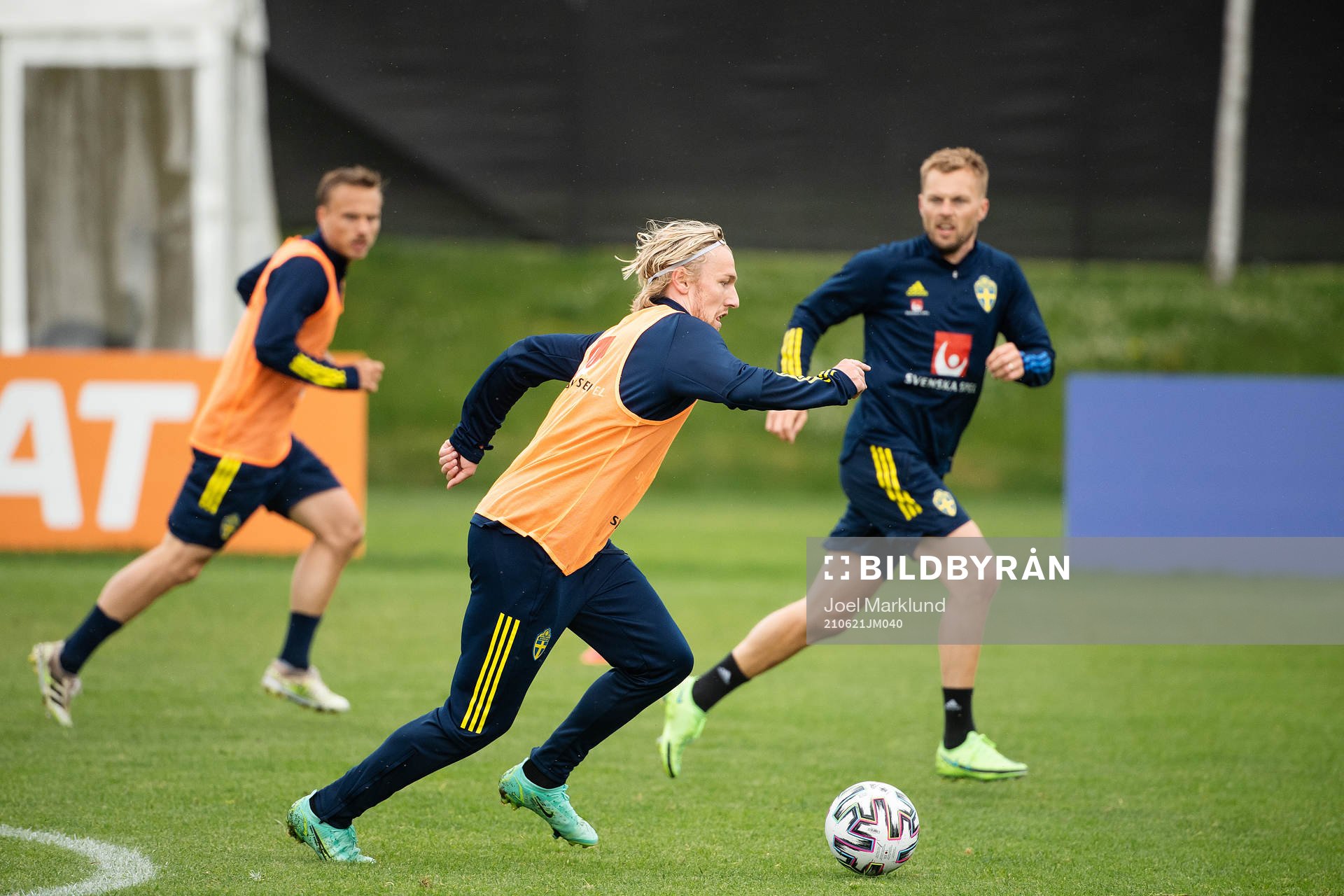 Emil Forsberg of the Swedish national football team at a