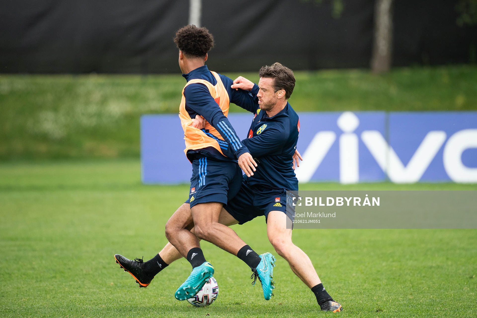 Jens Cajuste and Gustav Svensson of the Swedish national