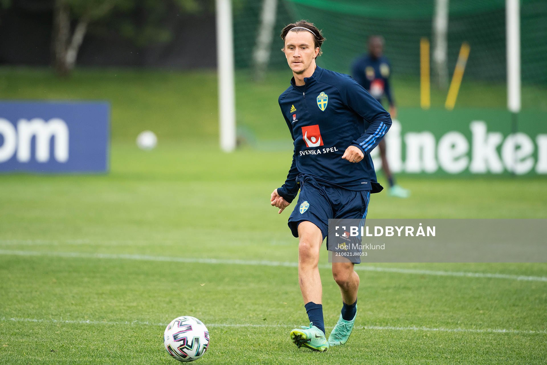 Kristoffer Olsson of the Swedish national football team at