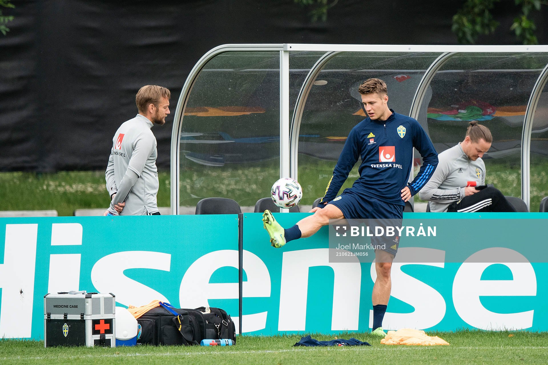 Mattias Svanberg of the Swedish national football team at a