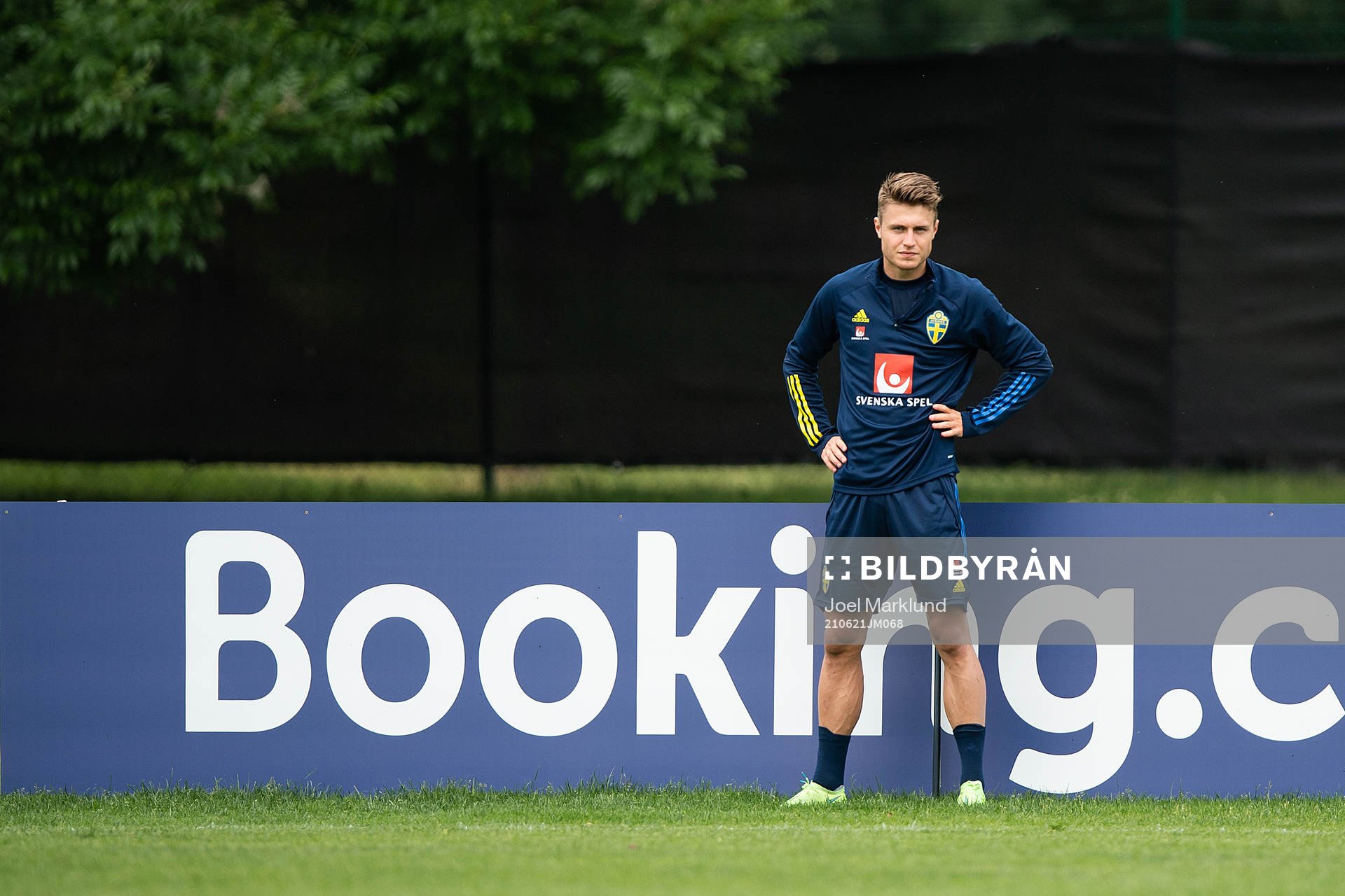 Mattias Svanberg of the Swedish national football team at a