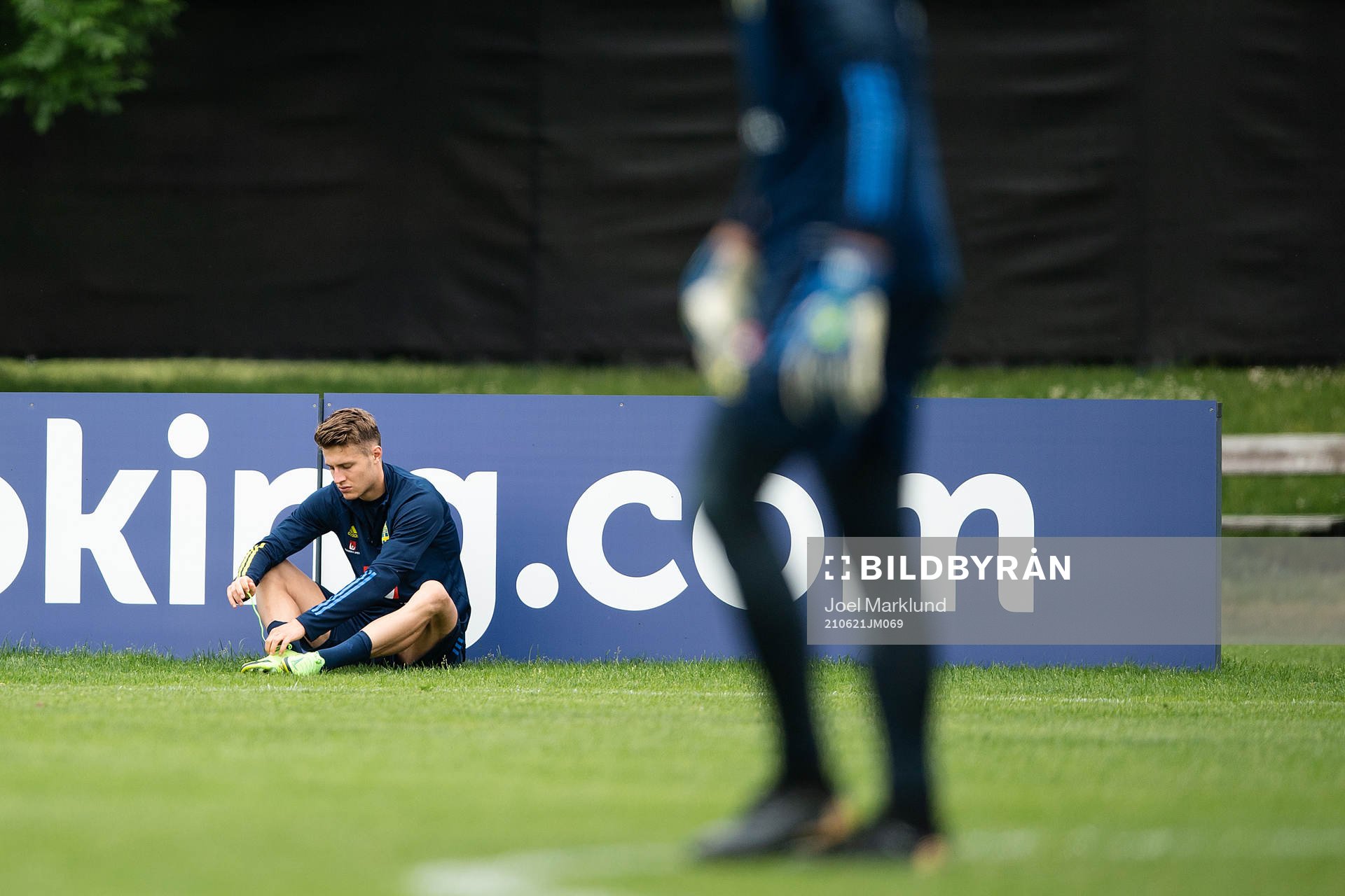 Mattias Svanberg of the Swedish national football team at a