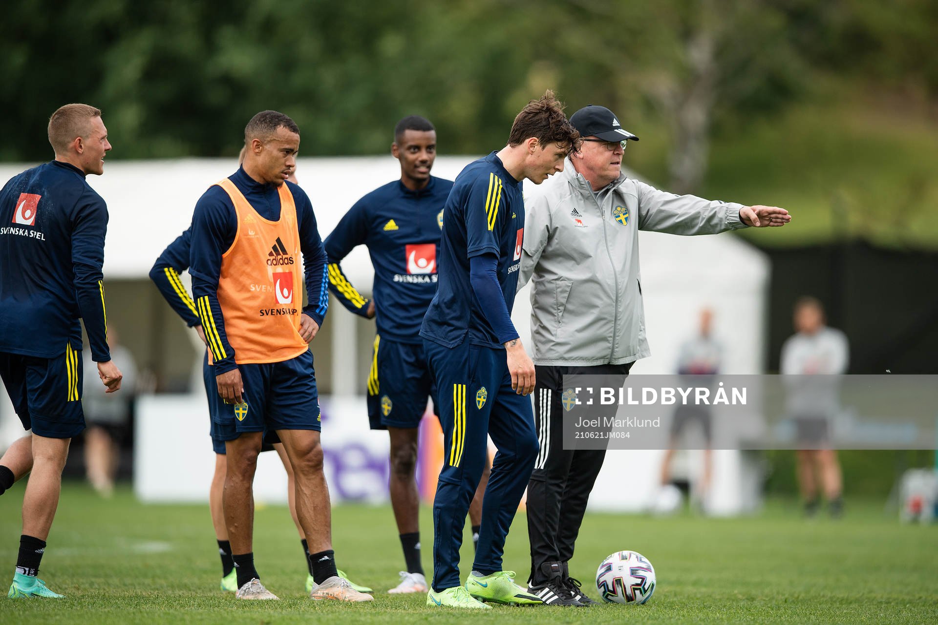 Robin Quaison, Marcus Berg, Victor Nilsson Lindelöf and