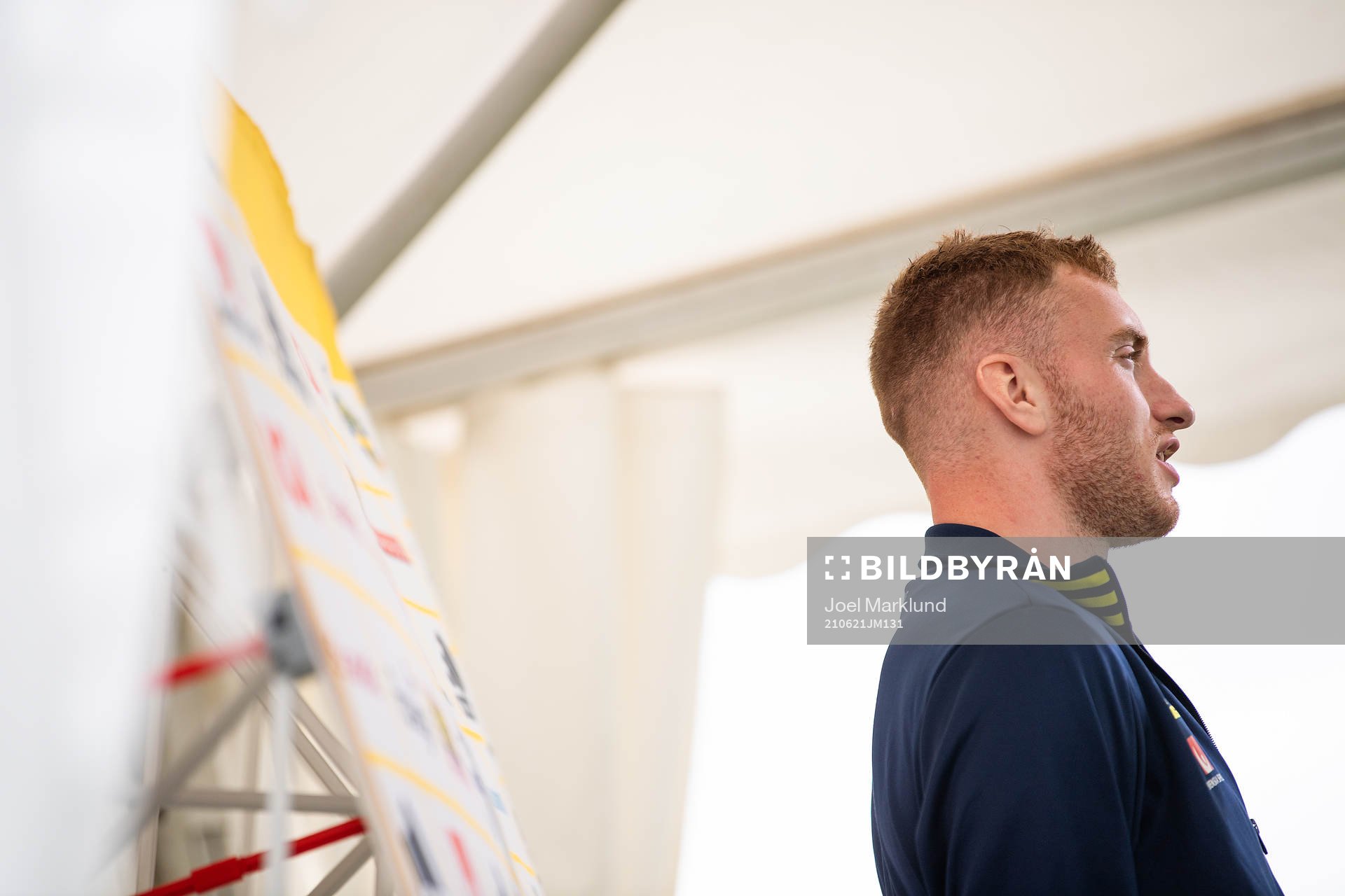 Dejan Kulusevski of the Swedish national football team at a