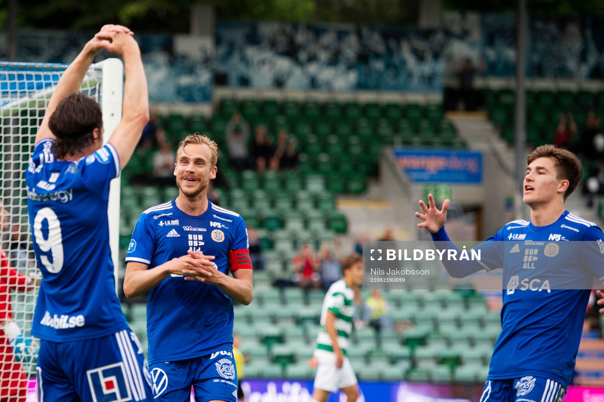 Sundsvalls Linus Hallenius, Pontus Engblom och Johan