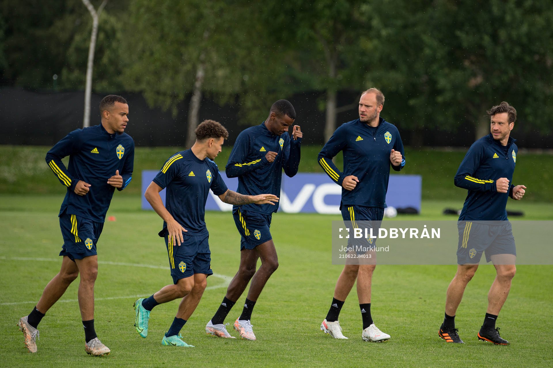 Robin Quaison, Emil Krafth, Alexander Isak, Andreas