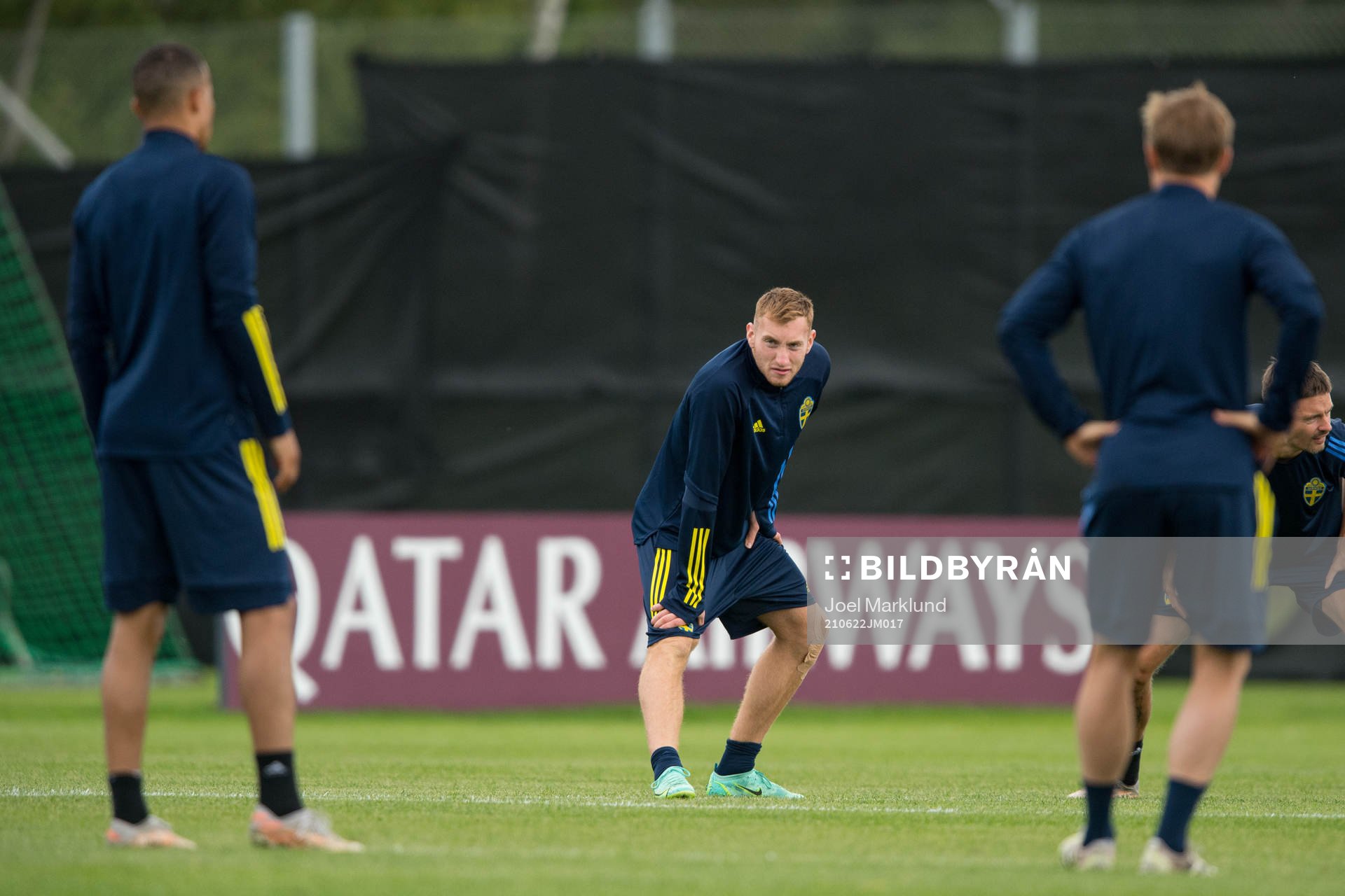 Dejan Kulusevski of the Swedish national football team at a