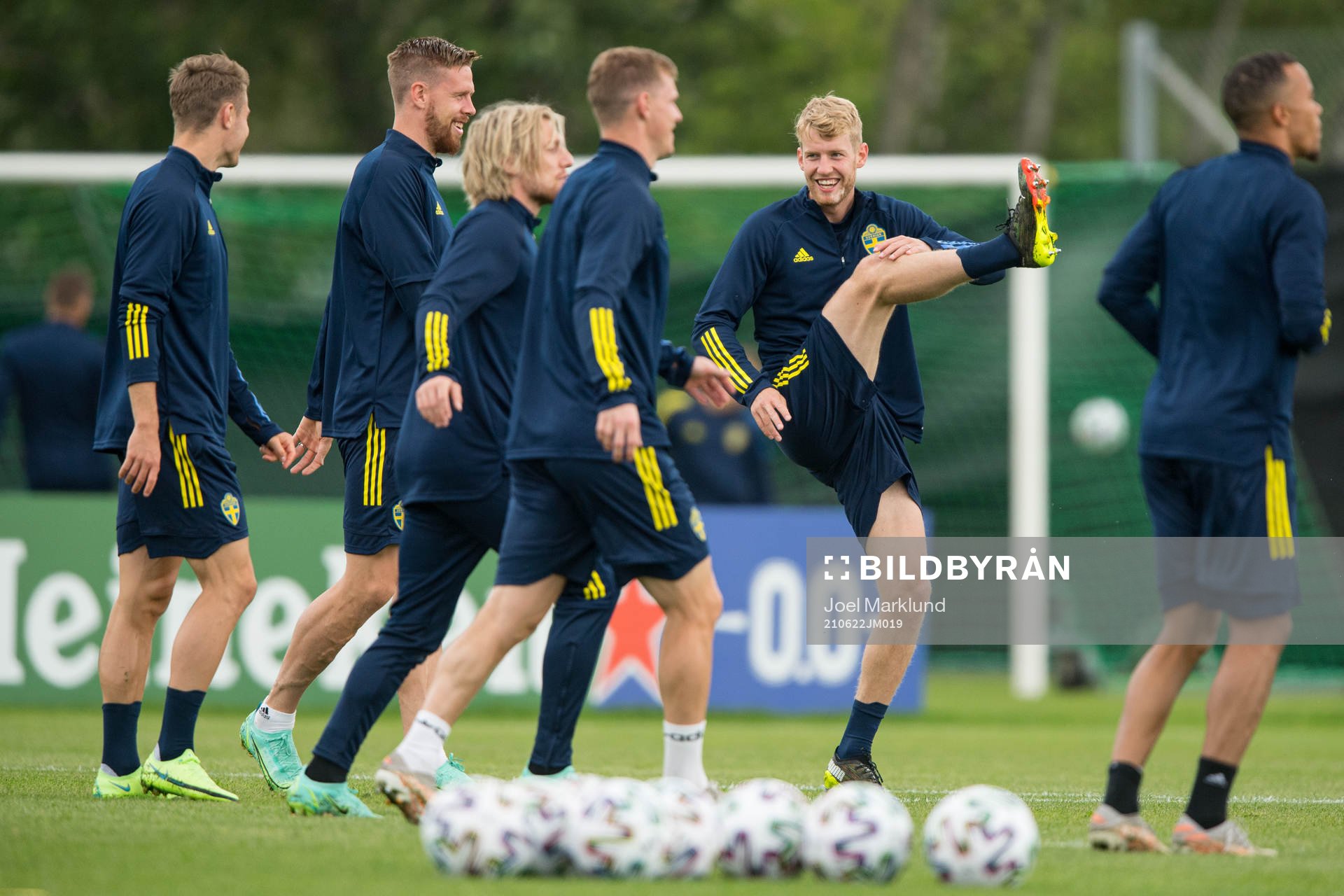 Pontus Jansson and Filip Helander of the Swedish national