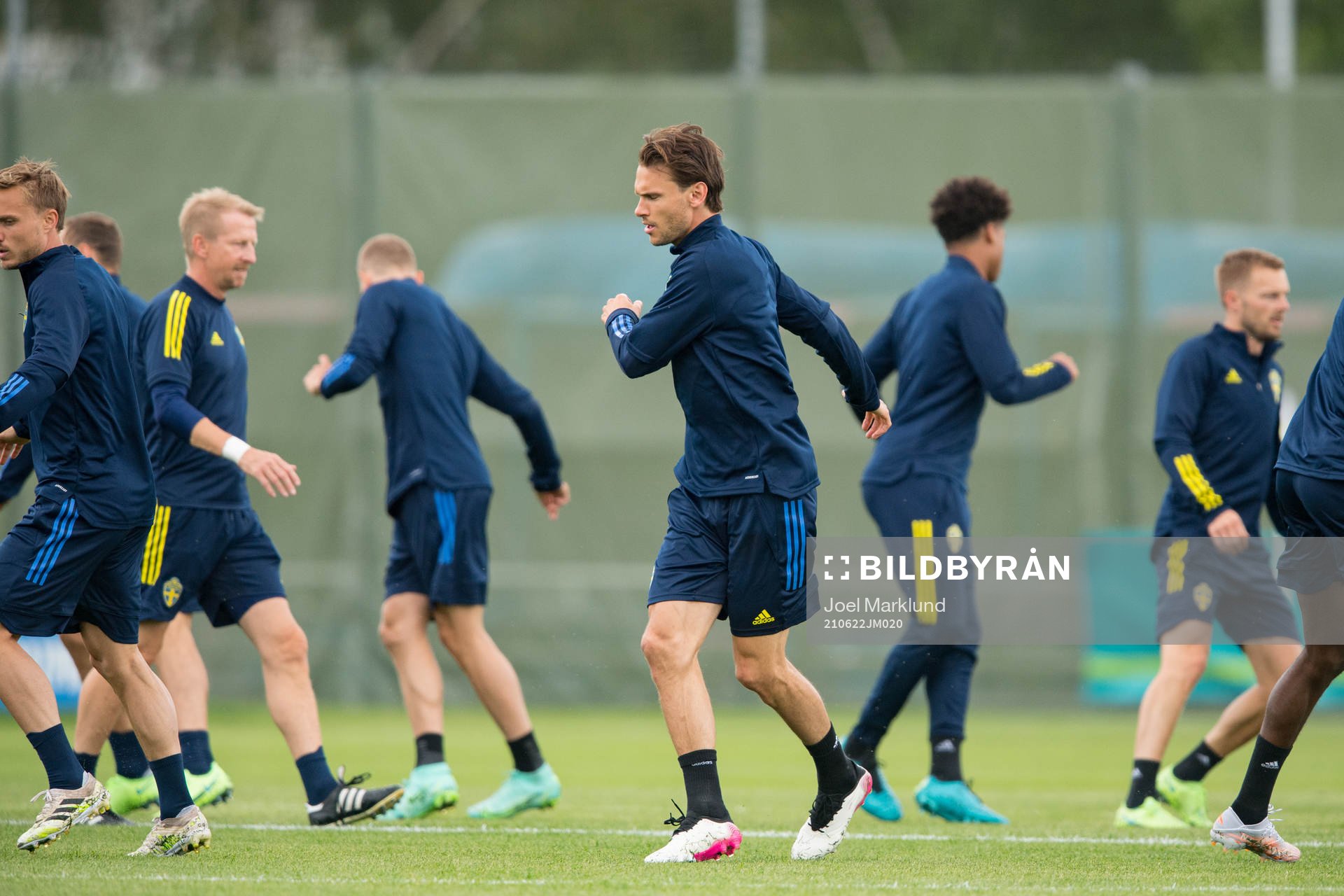 Albin Ekdal of the Swedish national football team at a