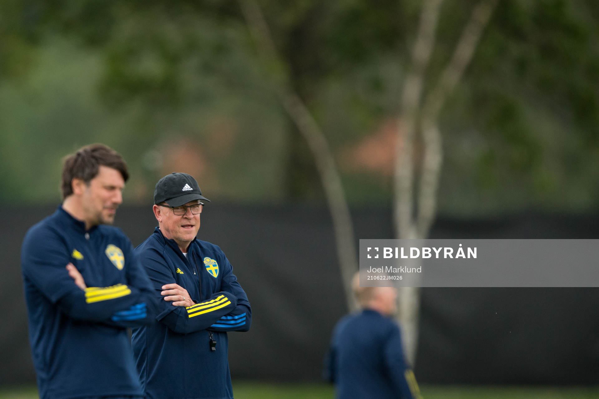 Head coach Janne Andersson and Sports psychologist Daniel