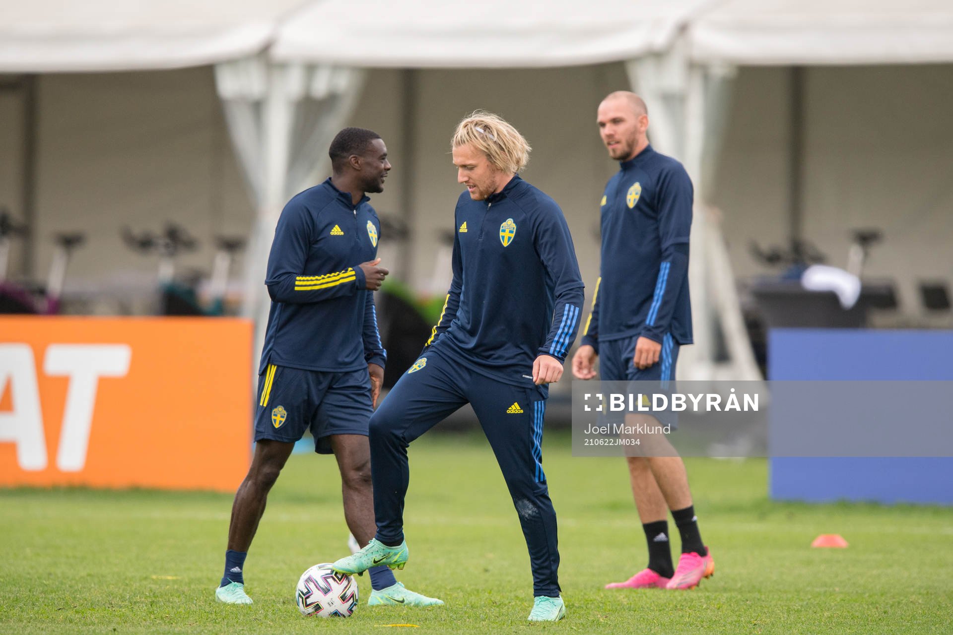 Emil Forsberg of the Swedish national football team at a