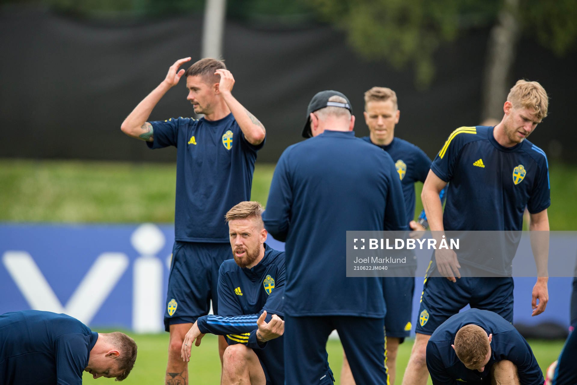 Emil Krafth, Mikael Lustig, Pontus Jansson and Filip