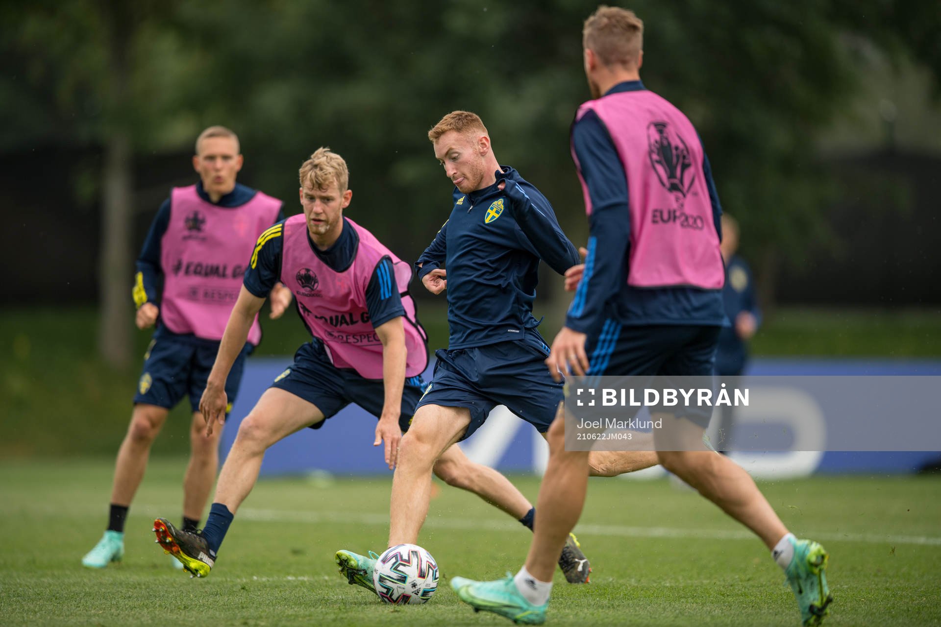 Dejan Kulusevski of the Swedish national football team at a