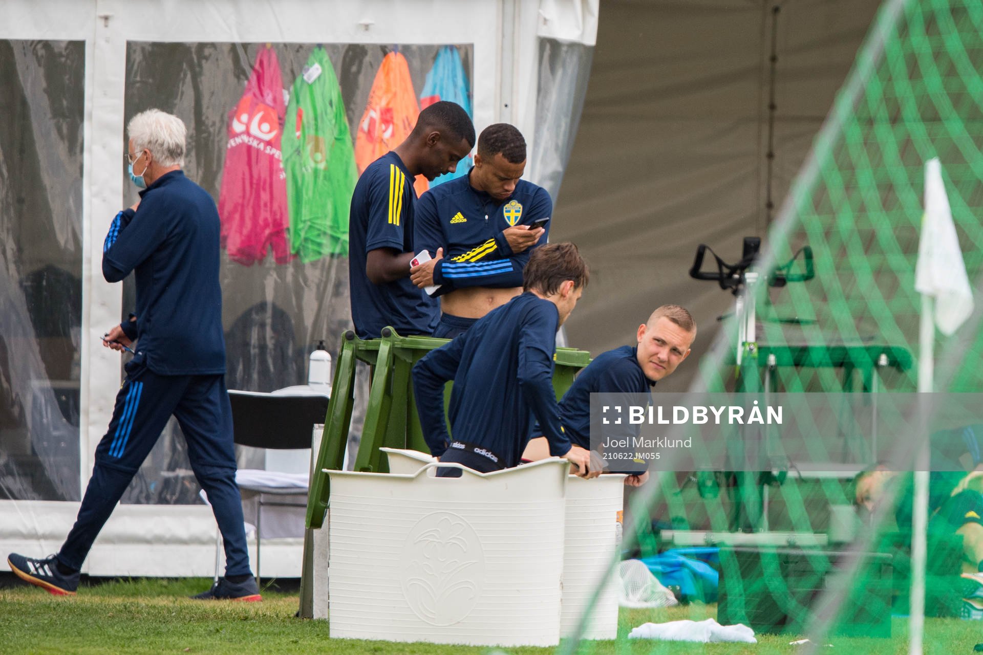 Alexander Isak, Robin Quaison, Ludwig Augustinsson and