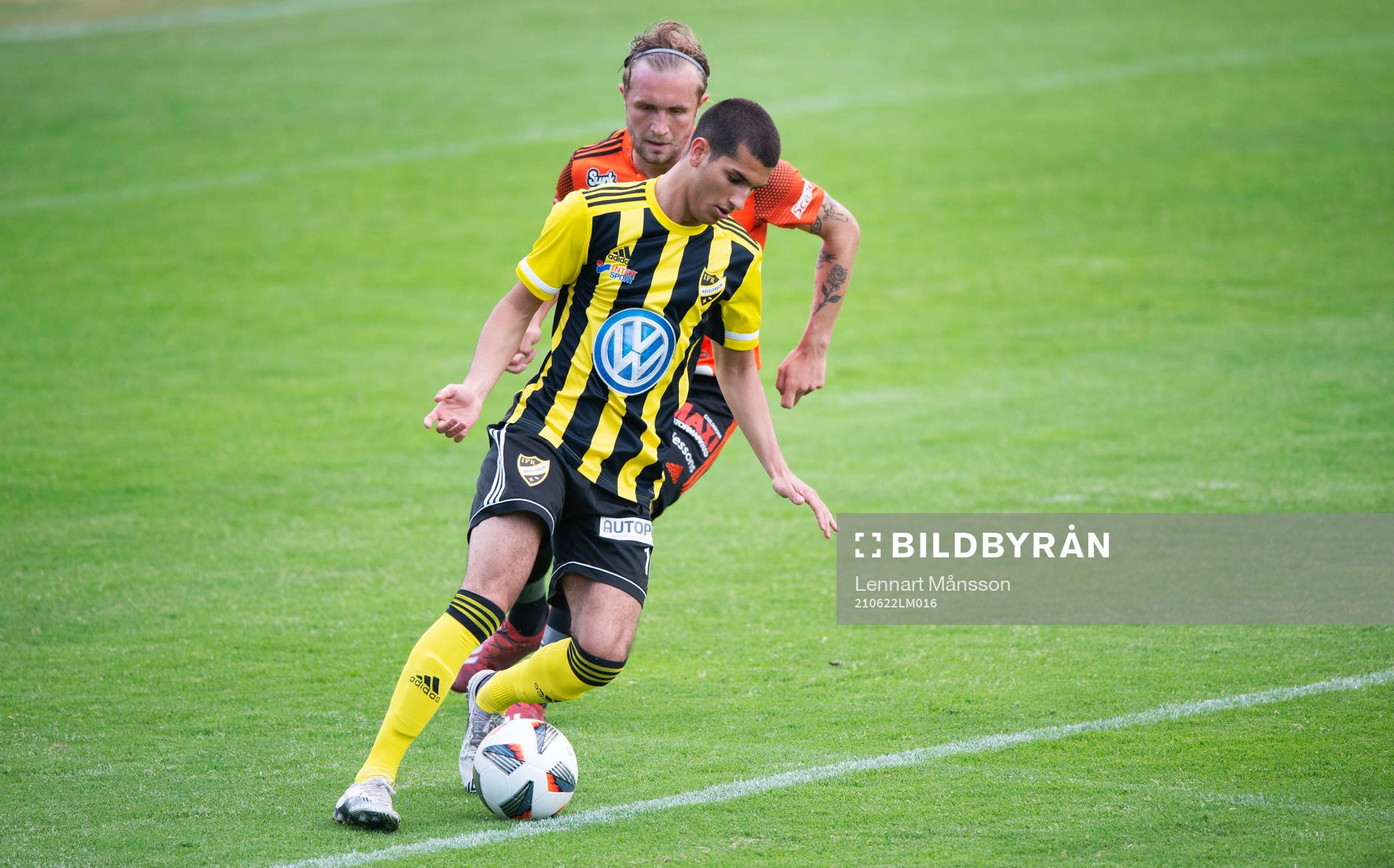 IFK Hässleholms Mustafa Owaid  i matchen i div. 2 mellan