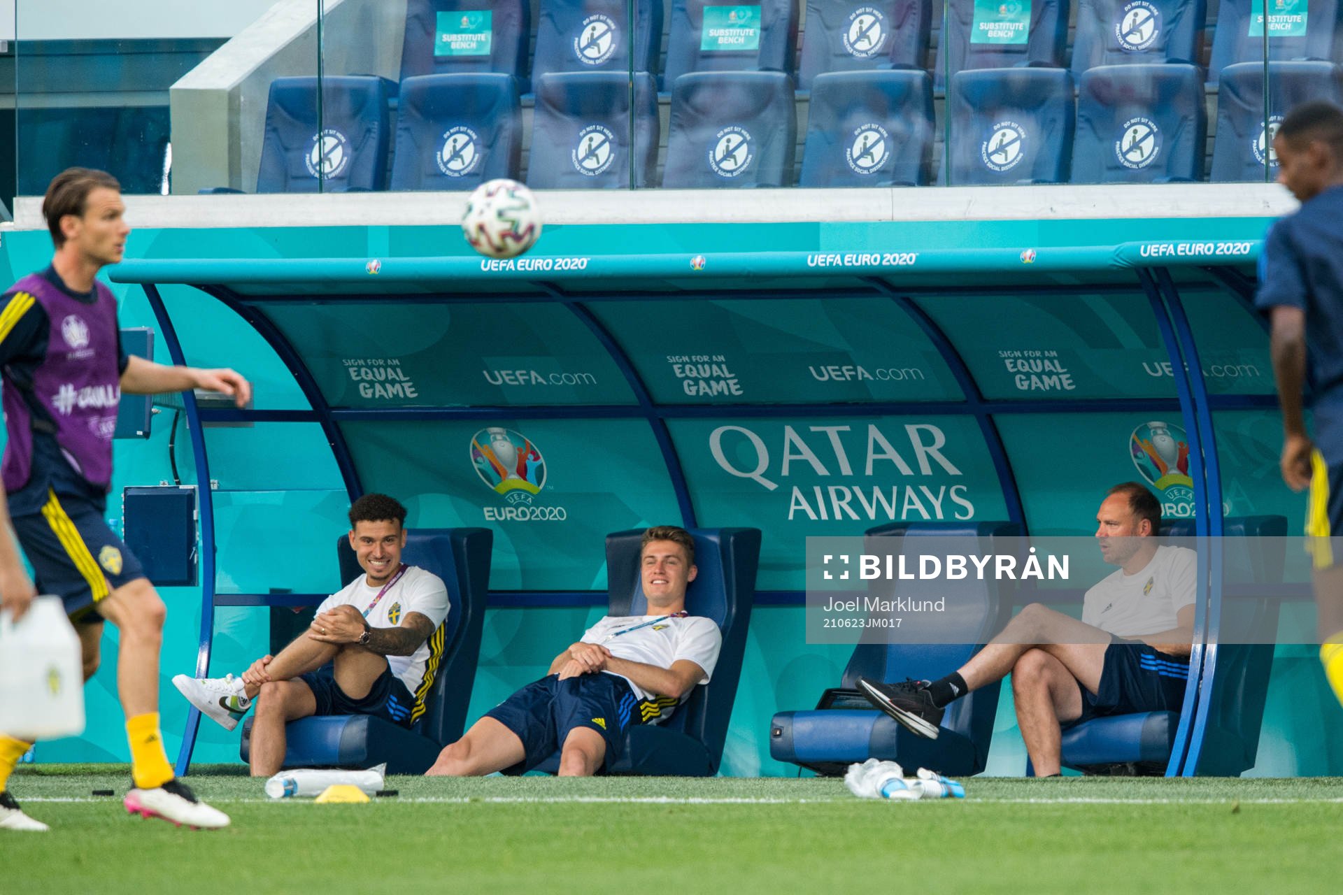 Jordan Larsson, Mattias Svanberg and Andreas Granqvist of
