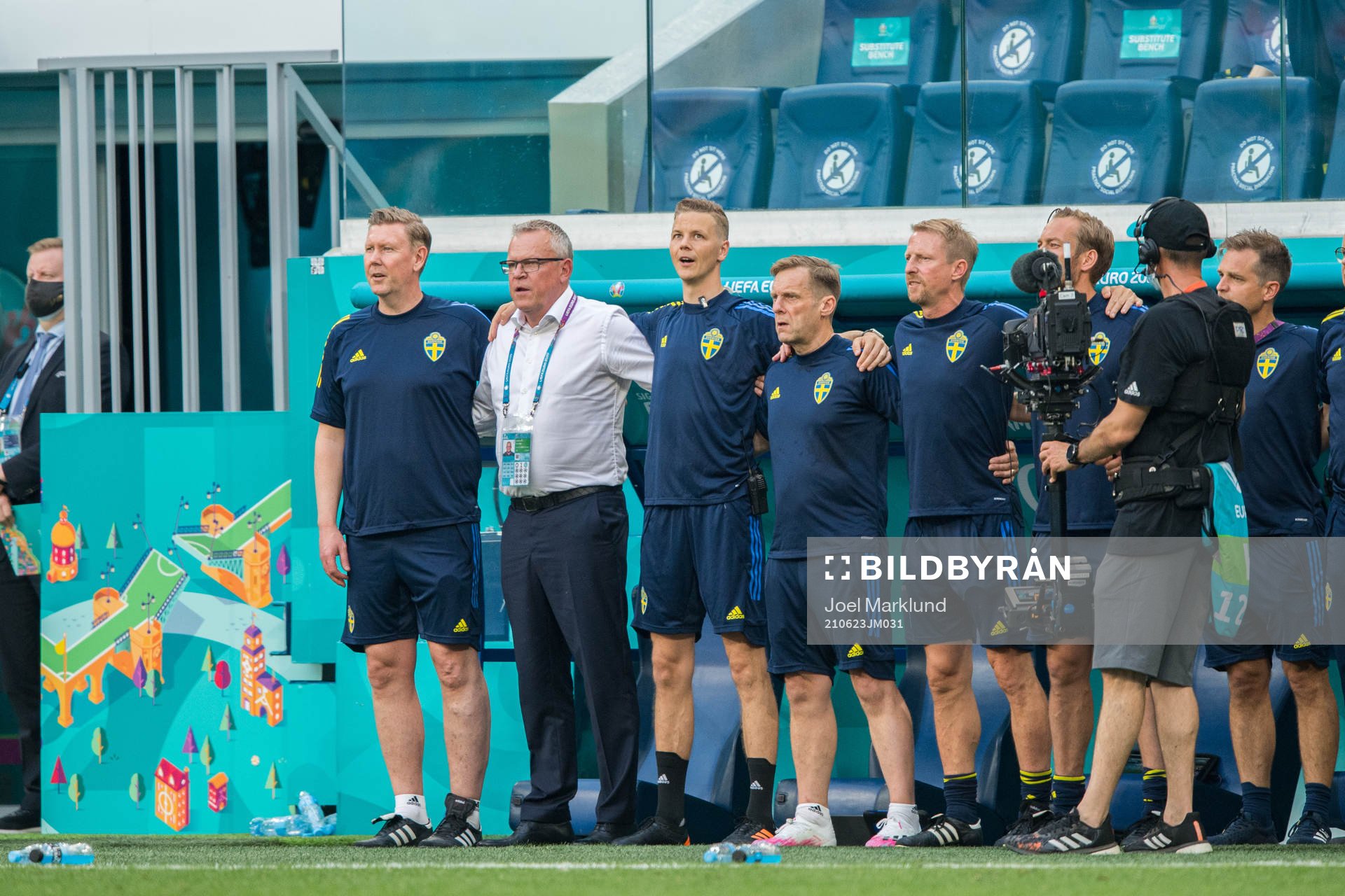 Assistant coach Peter Wettergren, head coach Janne