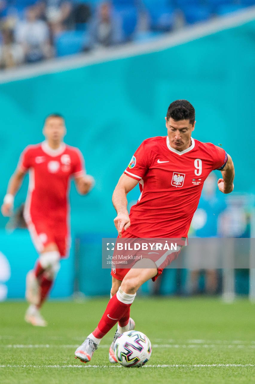 Robert Lewandowski of Poland