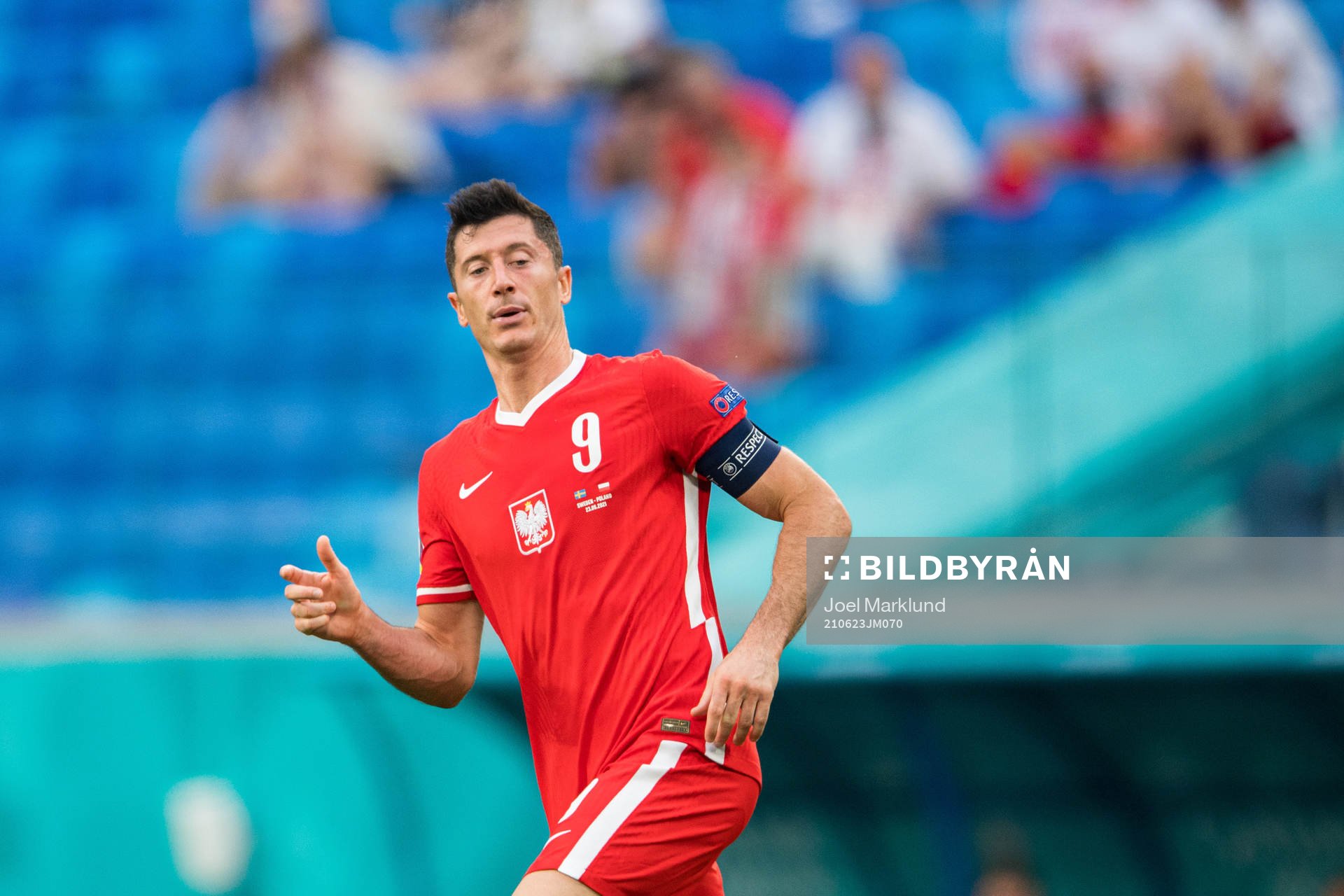 Robert Lewandowski of Poland