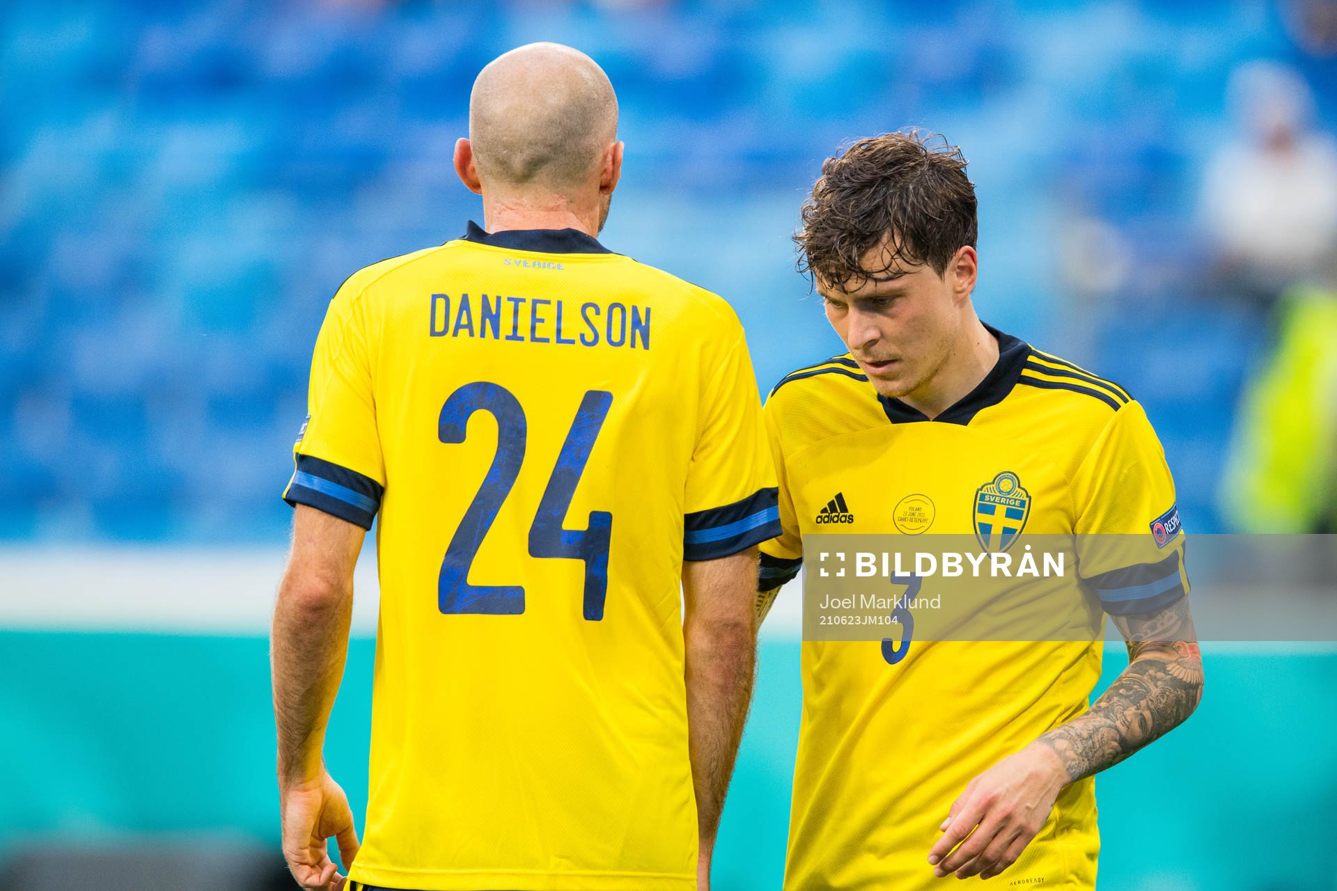 Marcus Danielson and Victor Nilsson Lindelöf of Sweden